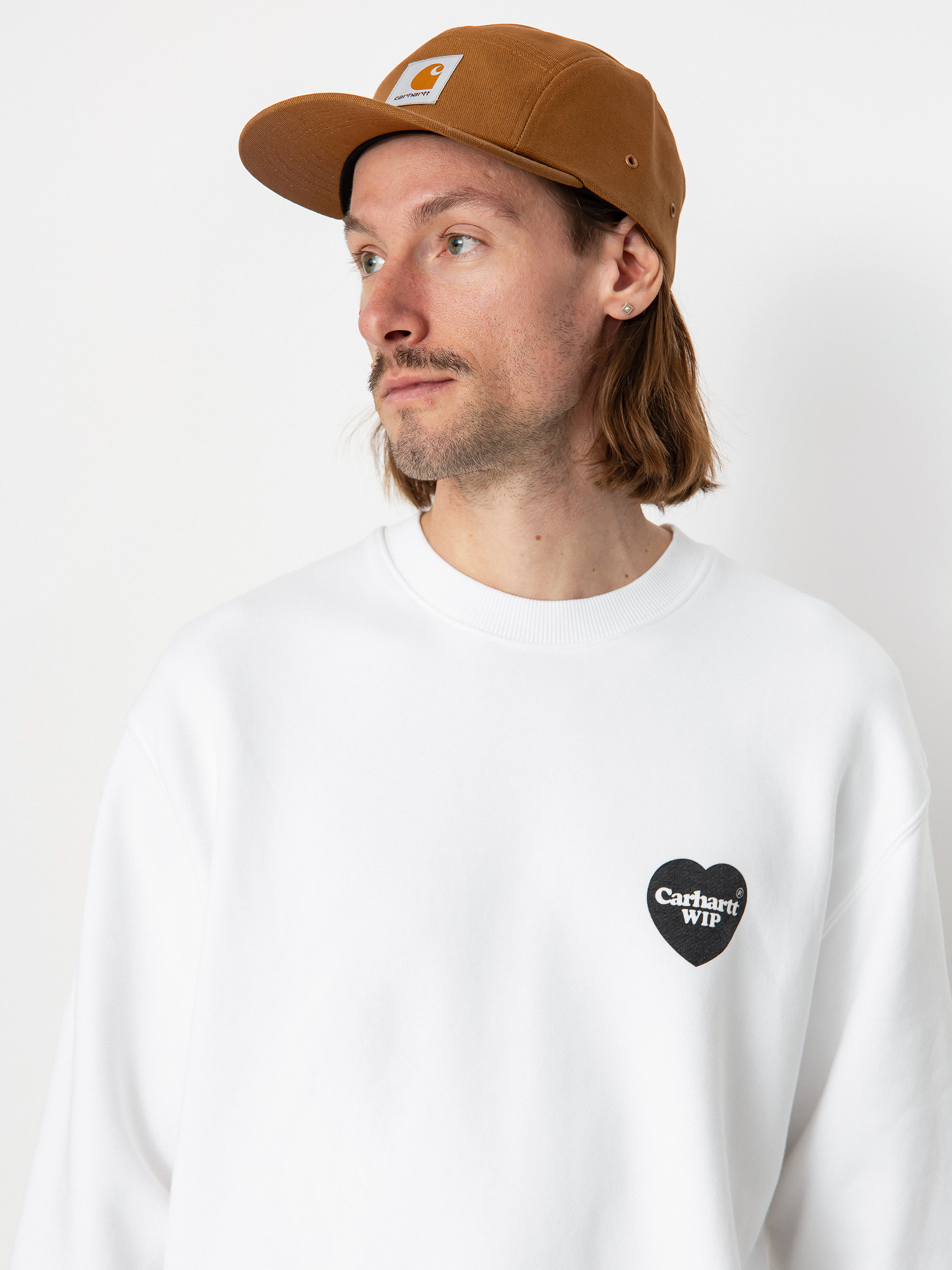 Carhartt WIP Heart Bandana Pulóver (white/black)