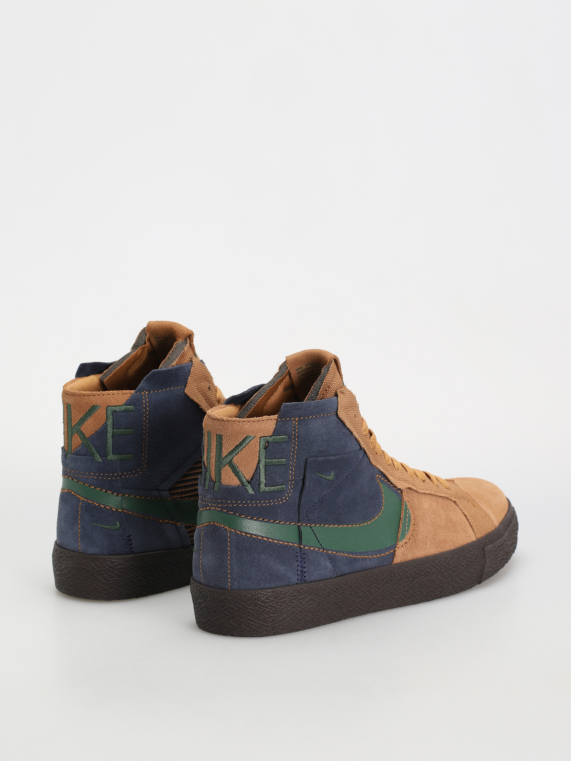 Nike SB Zoom Blazer Mid Prm Cipők (legend dk brown/fir obsidian)