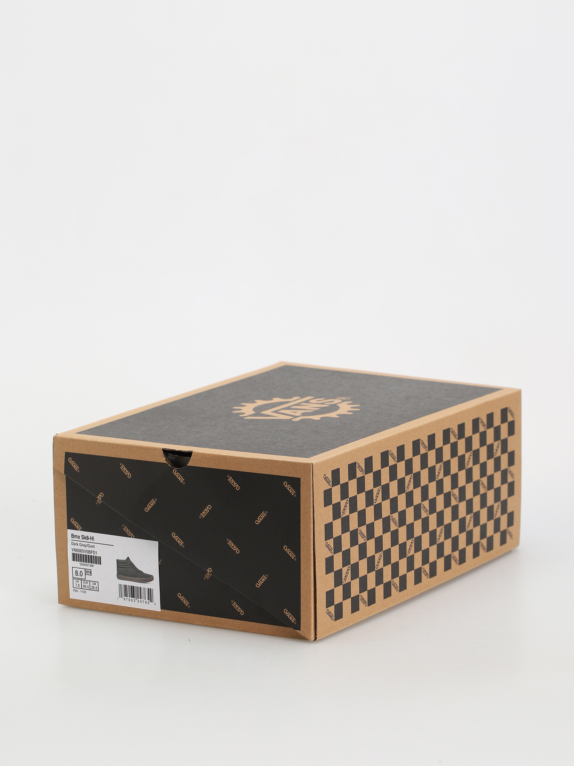 Vans Bmx Sk8 Hi Cipők (dark gray/gum)