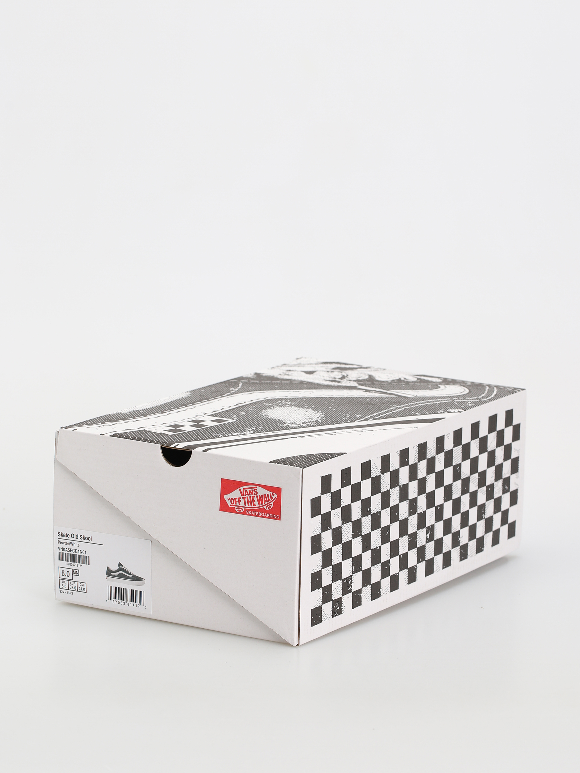 Vans Skate Old Skool Cipők (pewter/white)