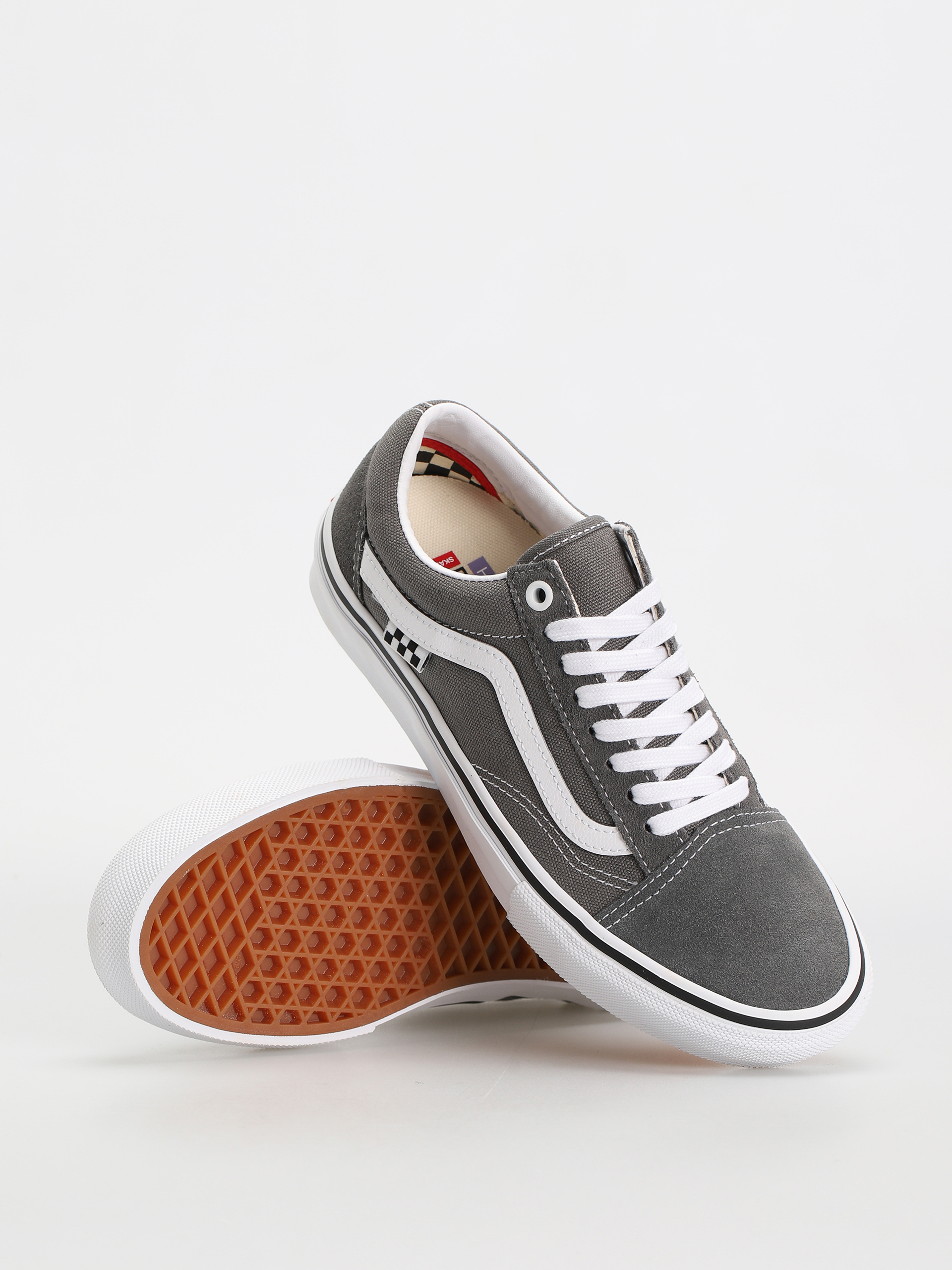 Vans Skate Old Skool Cipők (pewter/white)