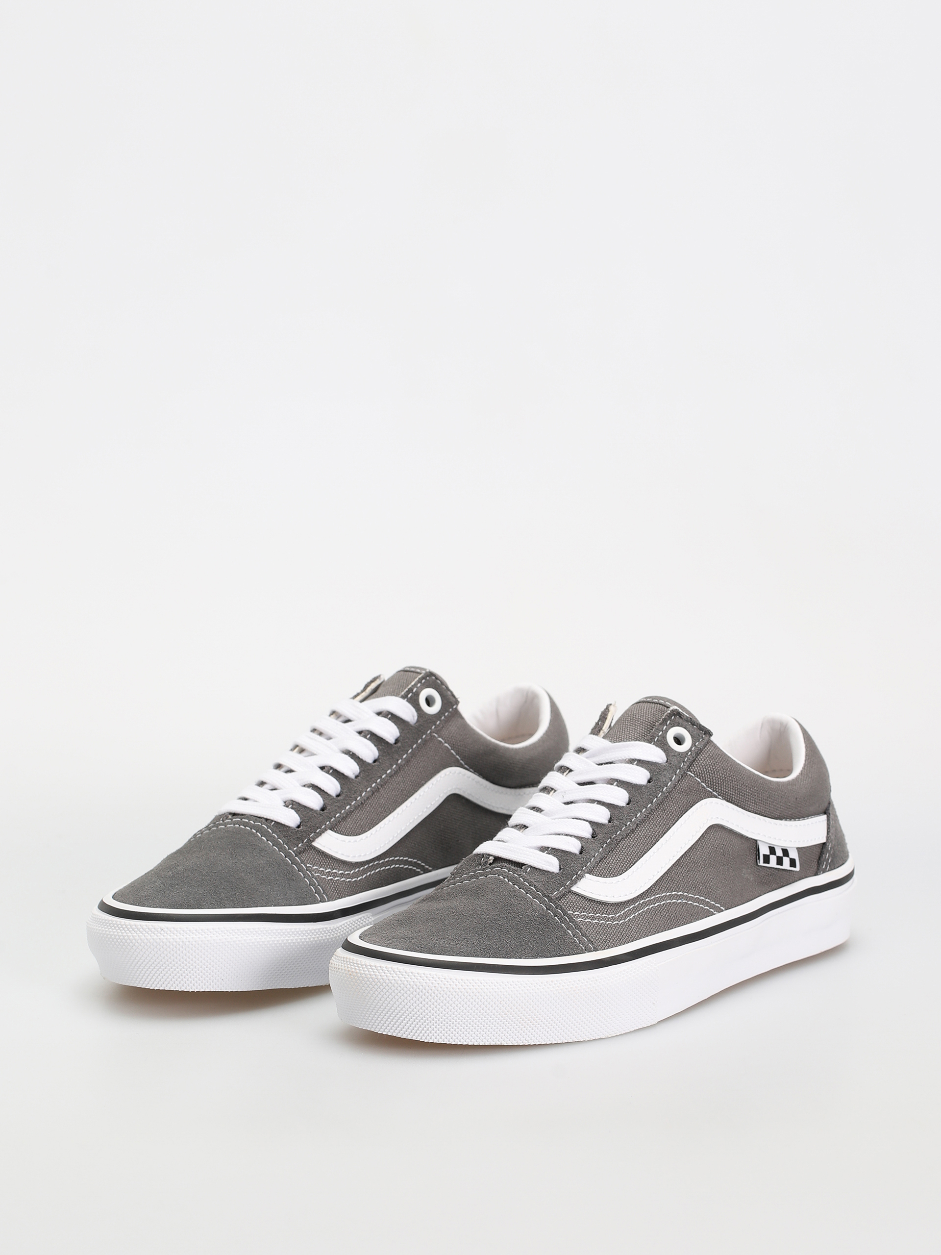 Vans Skate Old Skool Cipők (pewter/white)