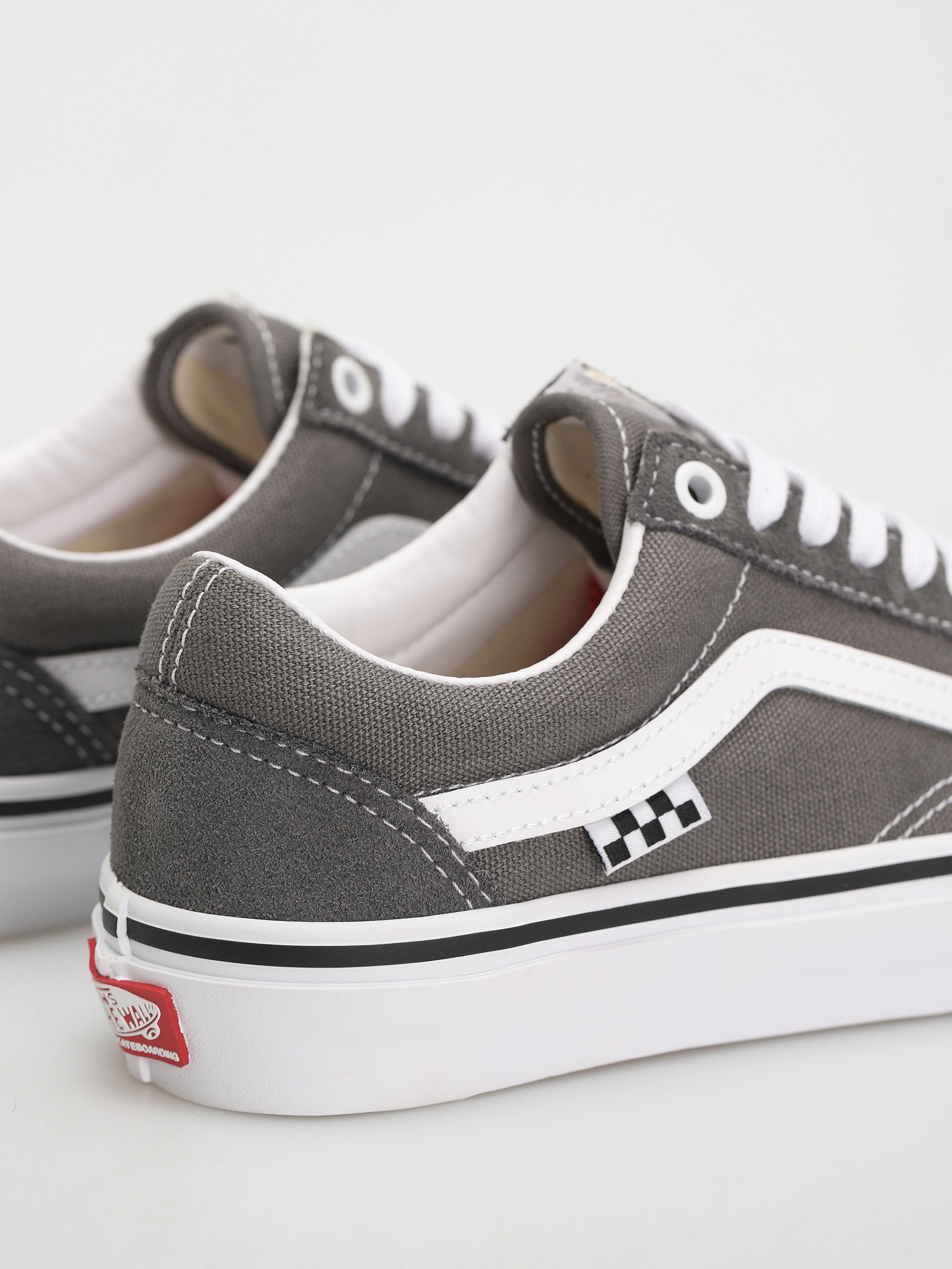 Vans Skate Old Skool Cipők (pewter/white)
