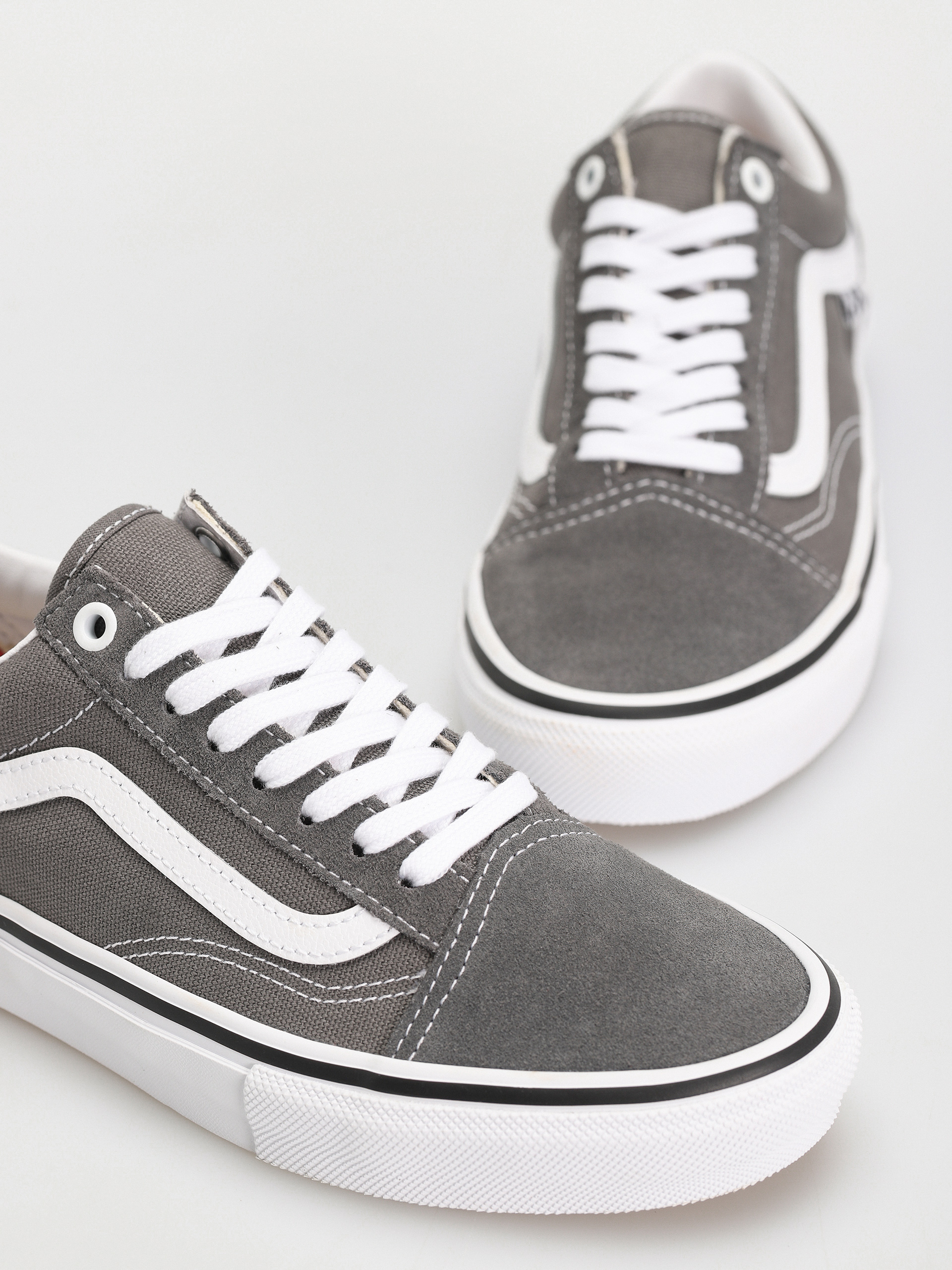 Vans Skate Old Skool Cipők (pewter/white)
