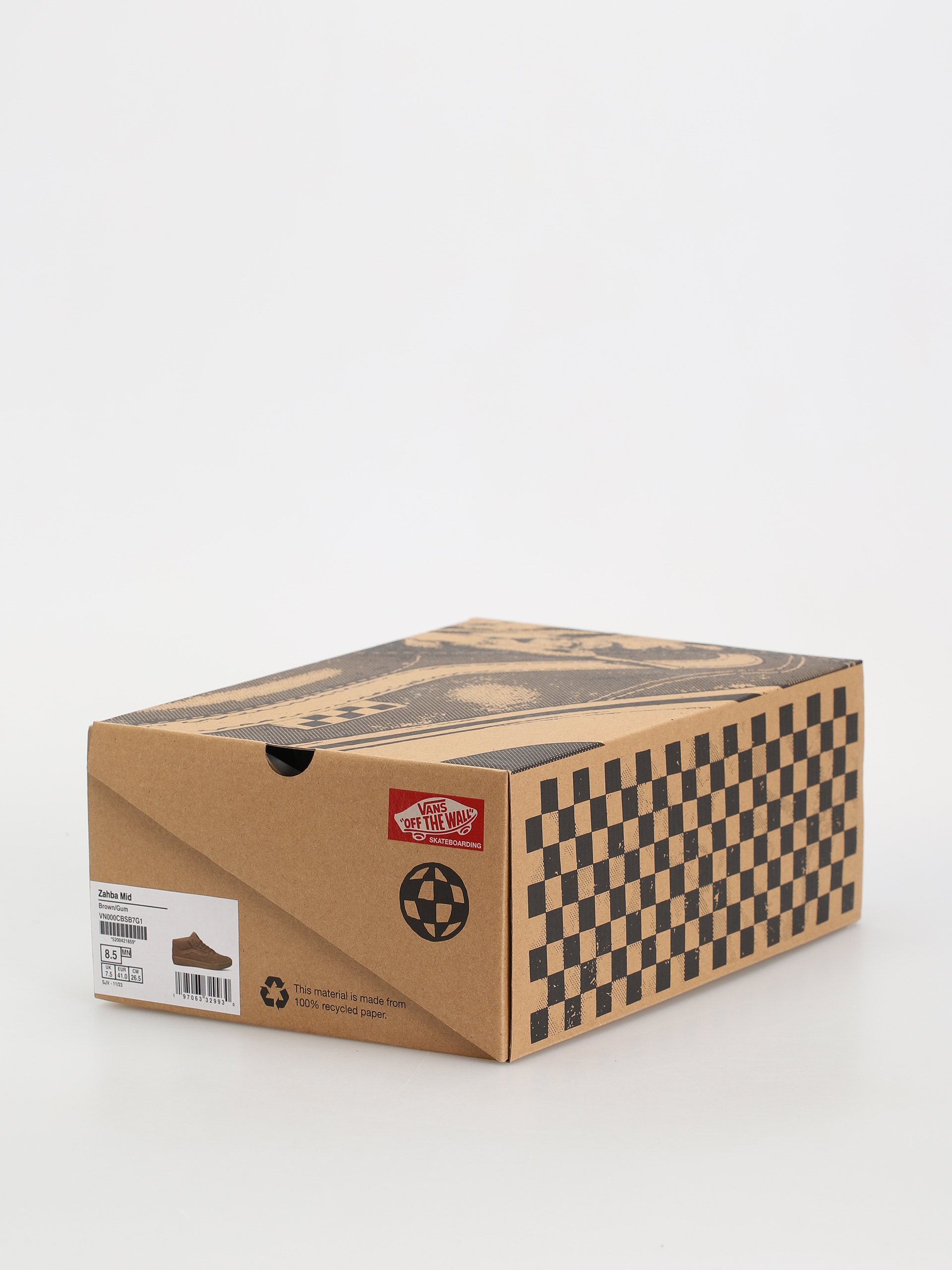 Vans Zahba Mid Cipők (brown/gum)