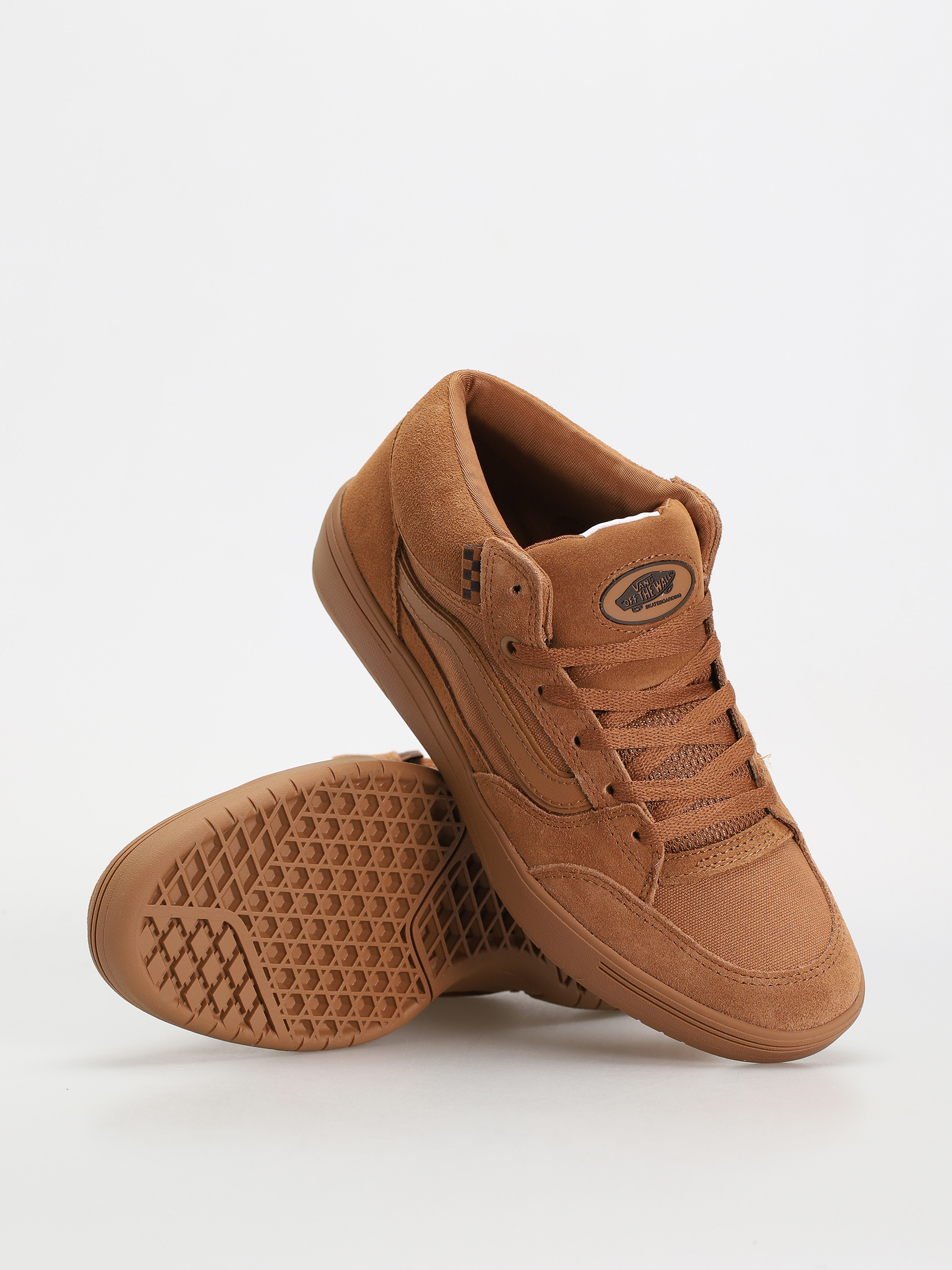 Vans Zahba Mid Cipők (brown/gum)