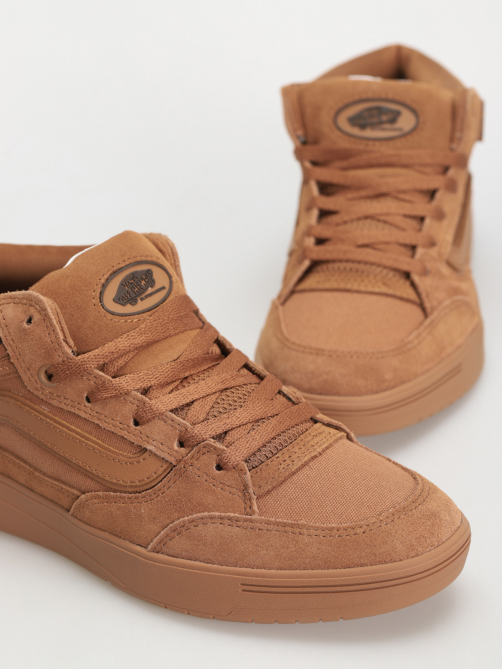 Vans Zahba Mid Cipők (brown/gum)