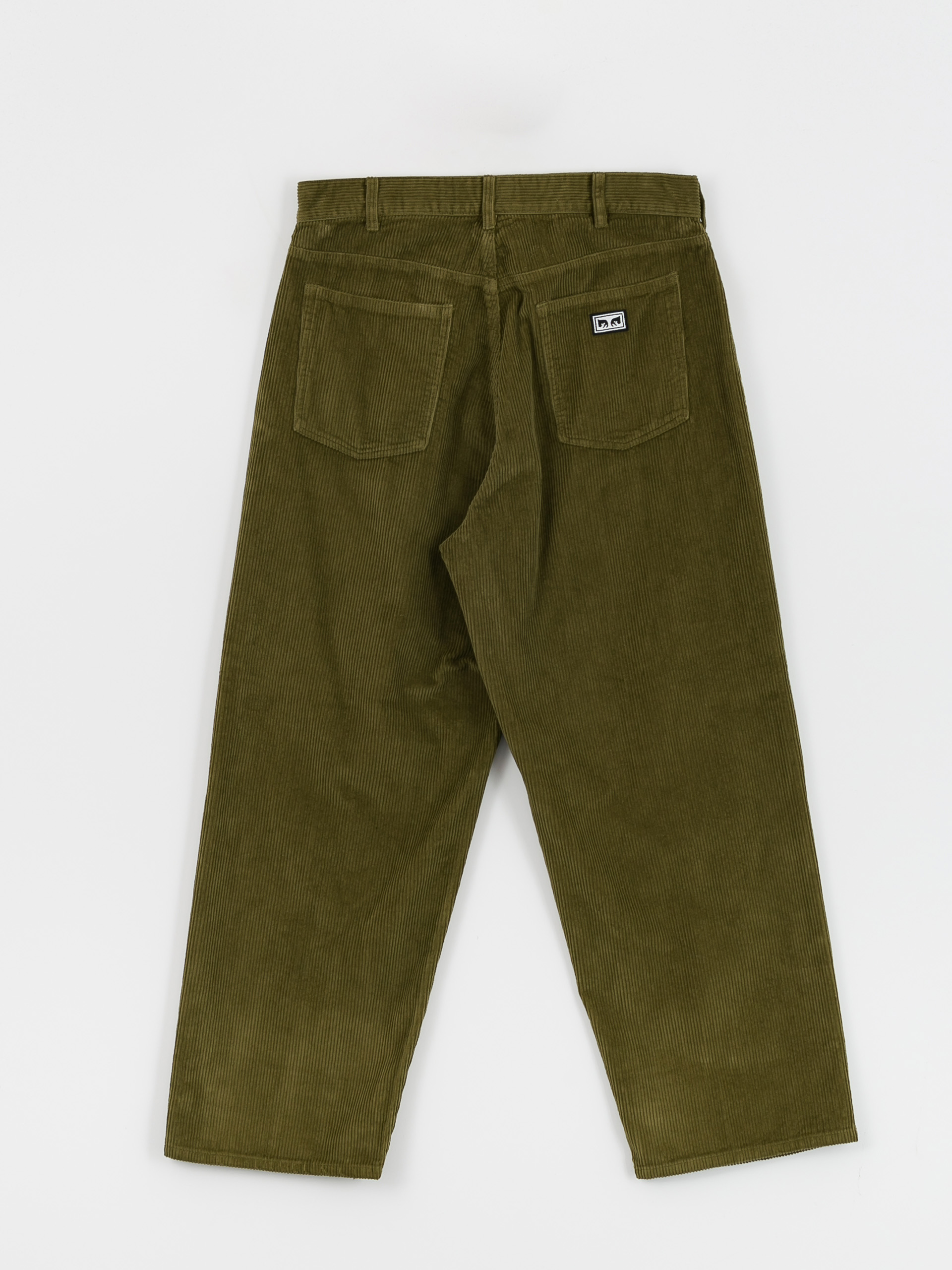 OBEY Bigwig Baggy Corduroy Kisnadrág (moss green)