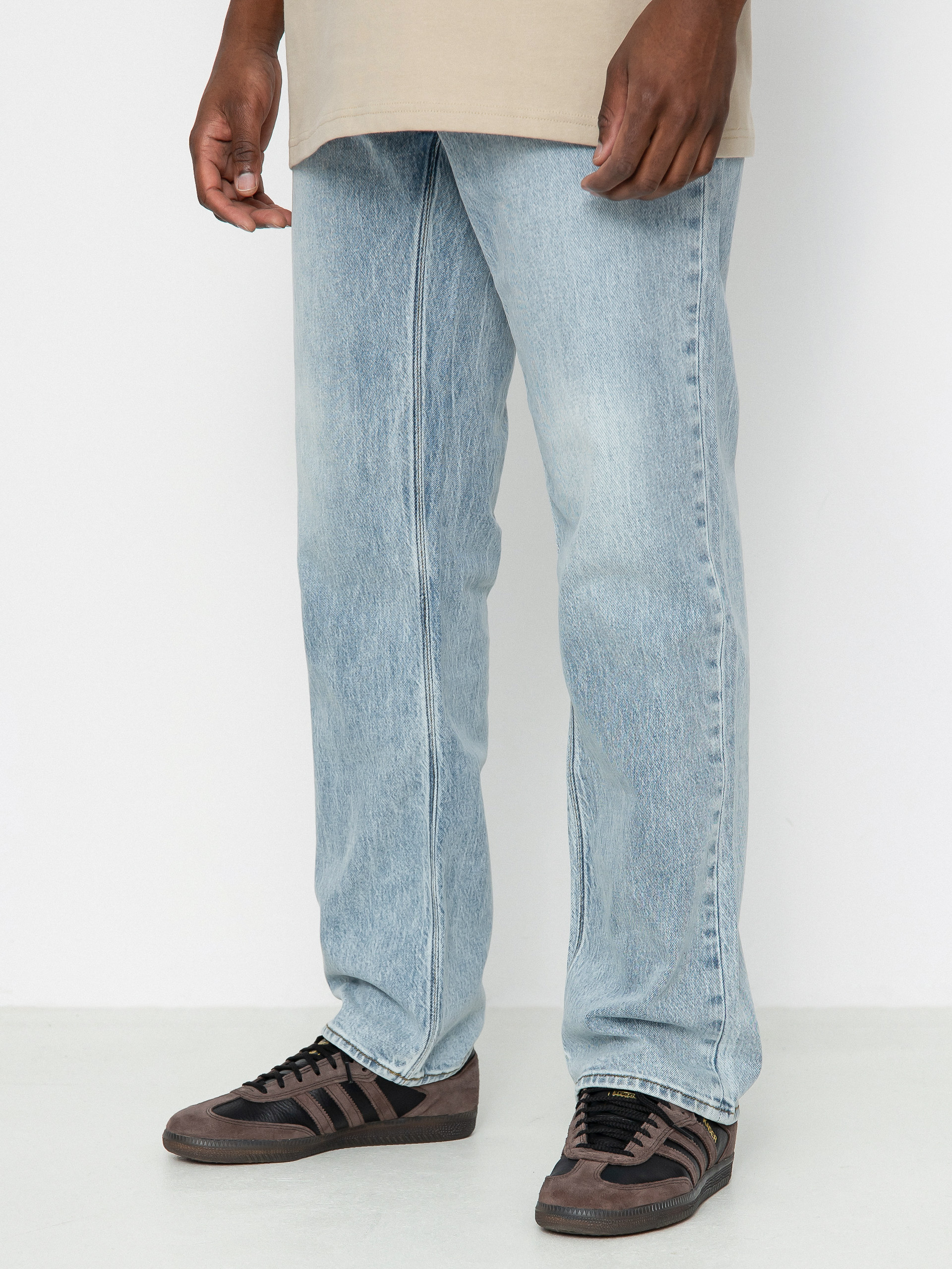 Kisnadru00e1g Volcom Solver Denim (heavy worn faded)