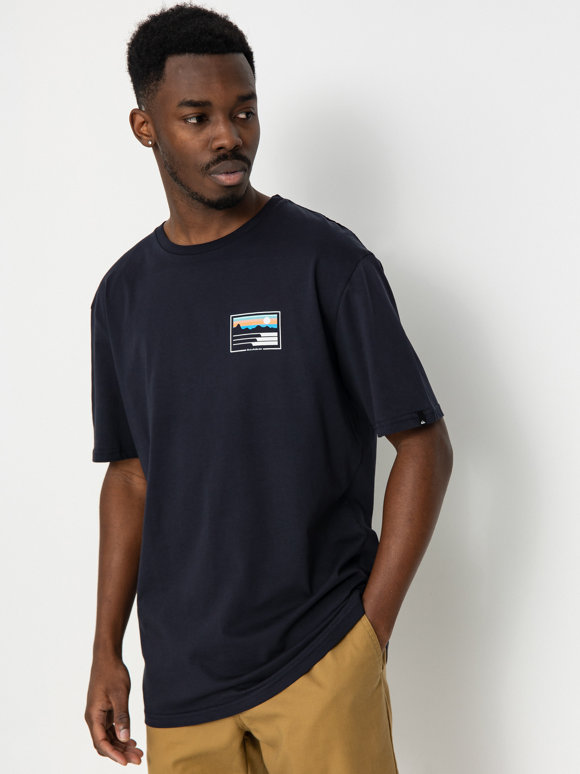 Quiksilver Land And Sea Póló (dark navy)