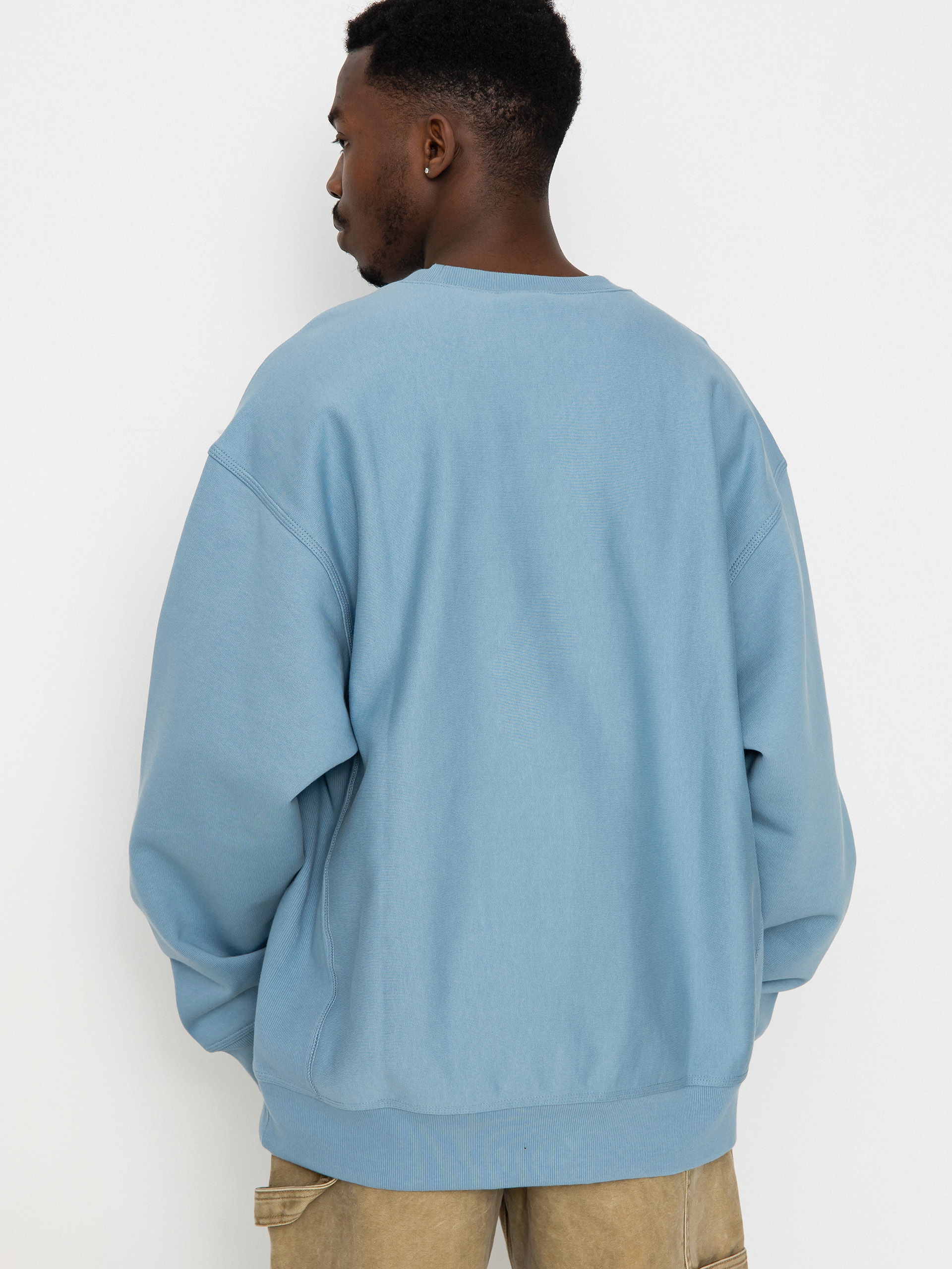 Carhartt WIP American Script Pulóver (frosted blue)