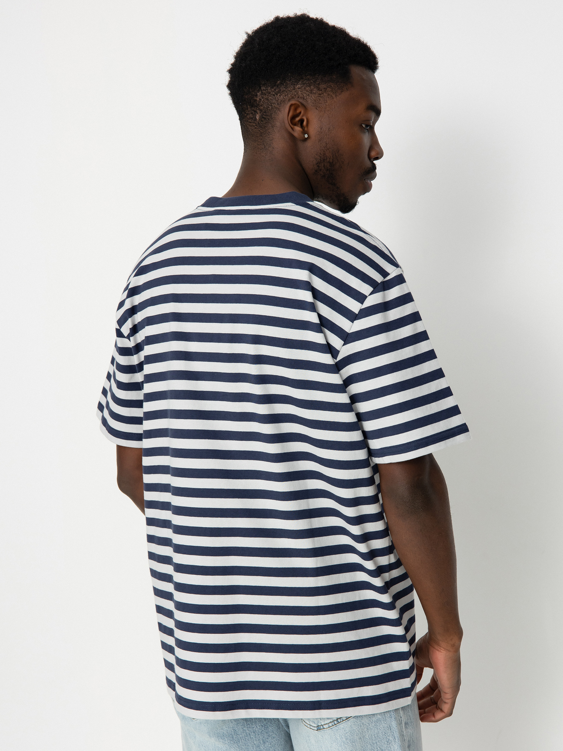 Carhartt WIP Scotty Athletic Póló (scotty stripe/blue/sonic silver)