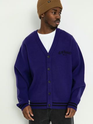 Carhartt WIP Onyx Cardigan Pulóver (tyrian/black)