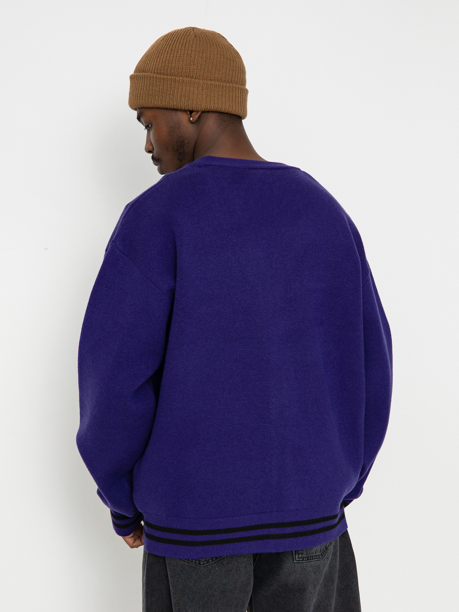 Carhartt WIP Onyx Cardigan Pulóver (tyrian/black)