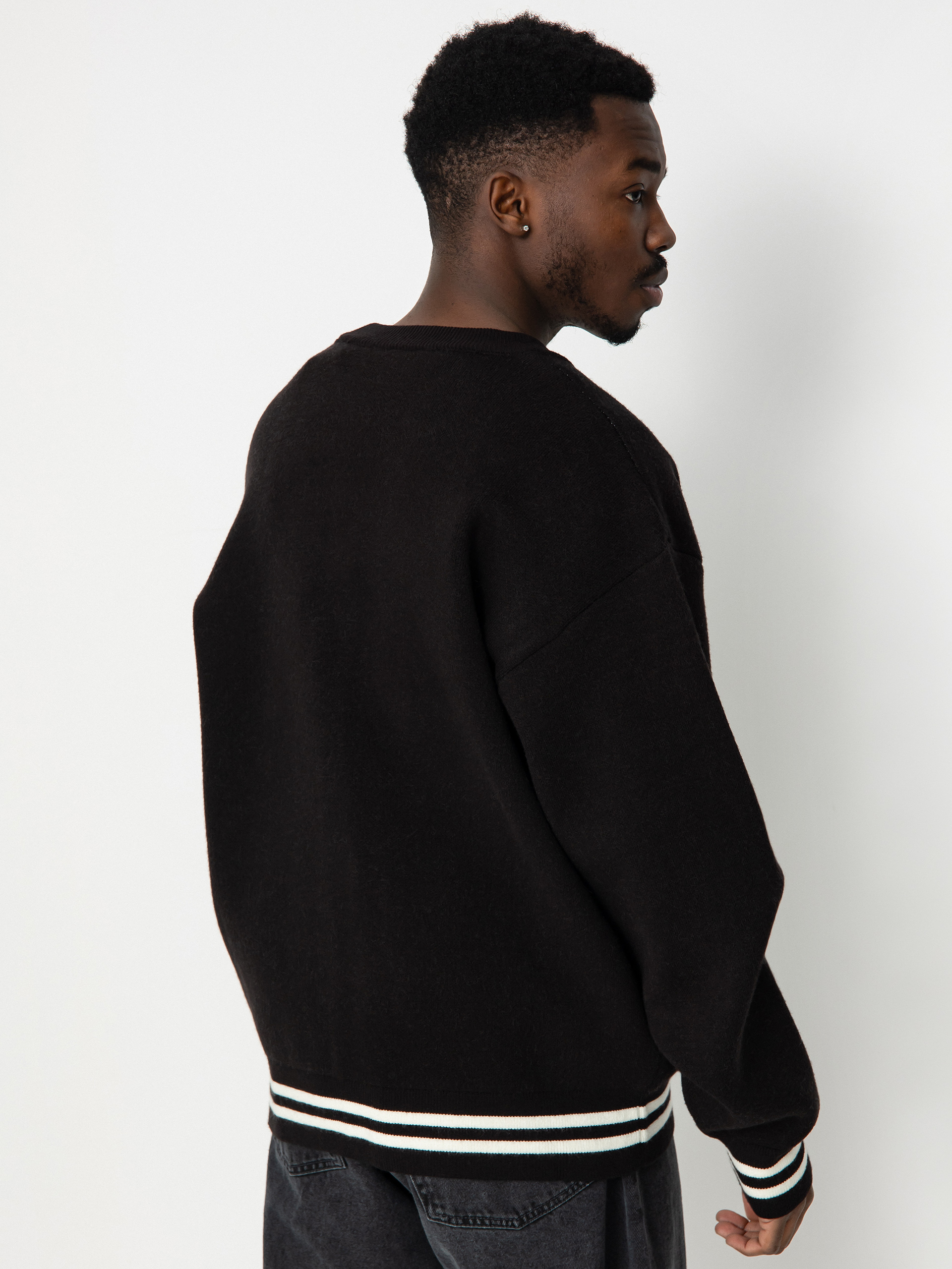 Carhartt WIP Onyx Cardigan Pulóver (black/wax)