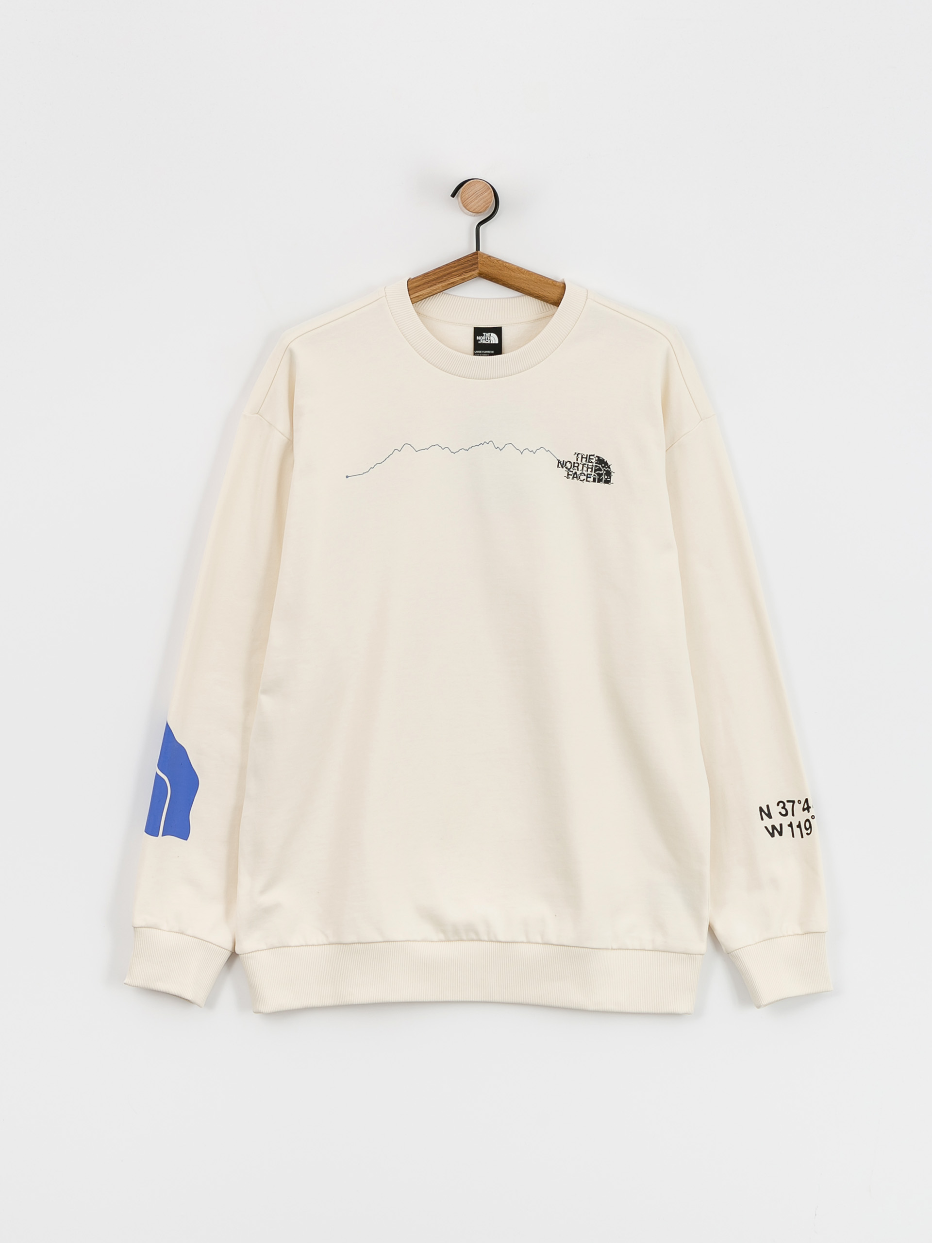 The North Face Nse Graphic Crew Pulóver (white dune)