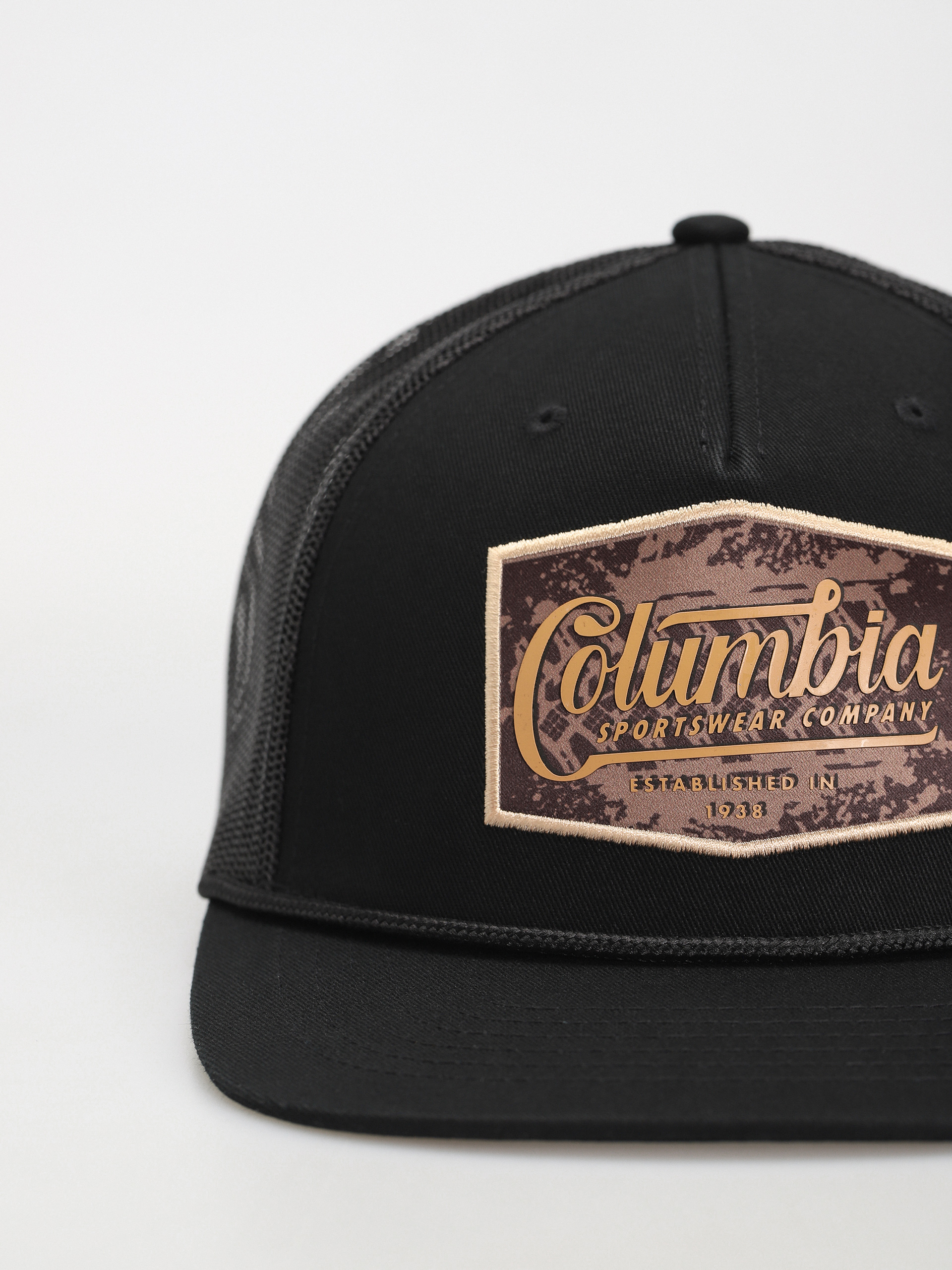 Columbia Flat Brim Snap Back Baseball sapka (black/landroamer)