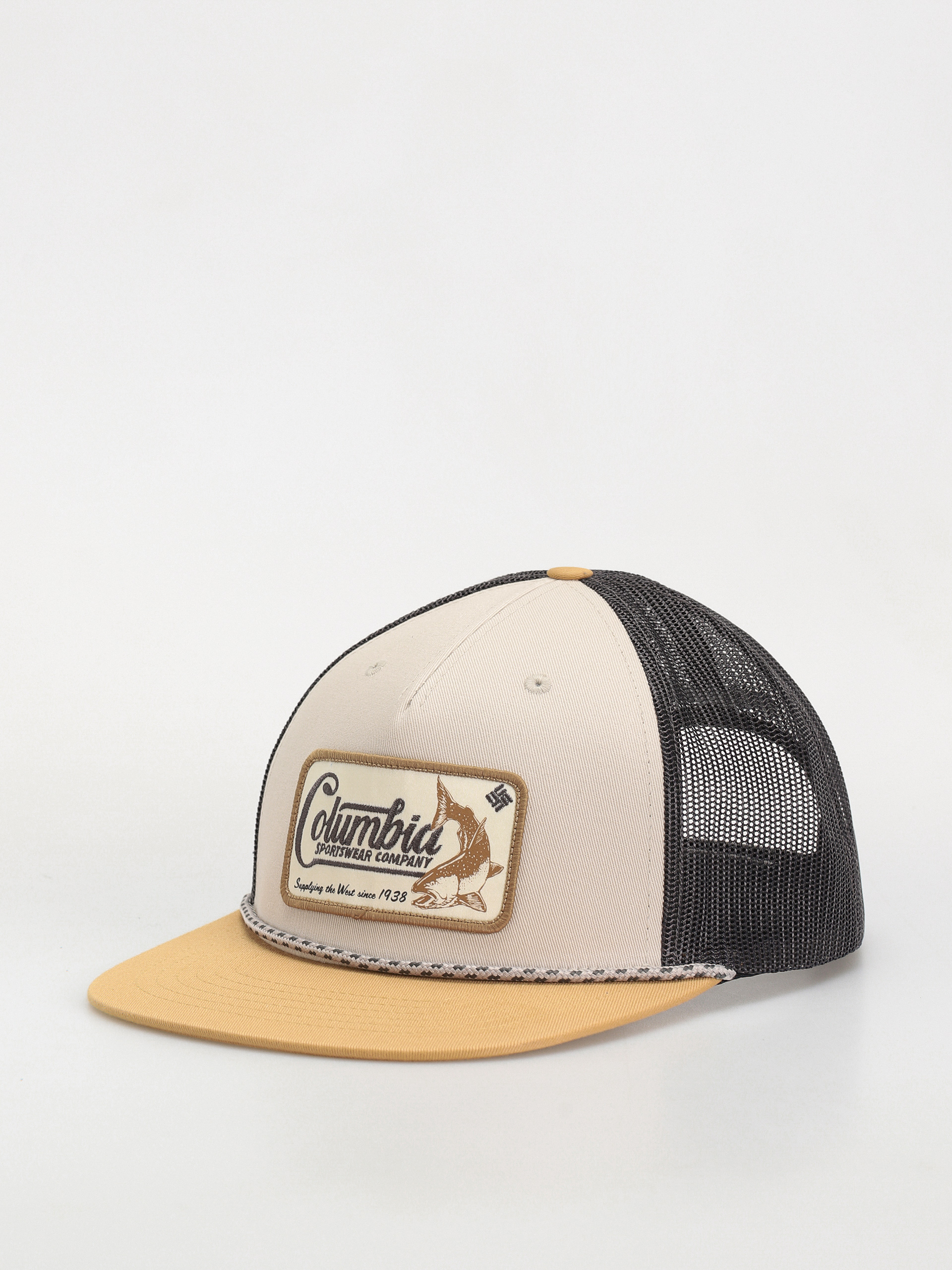 Columbia Flat Brim Snap Back Baseball sapka (dark stone/light camel/west fish)