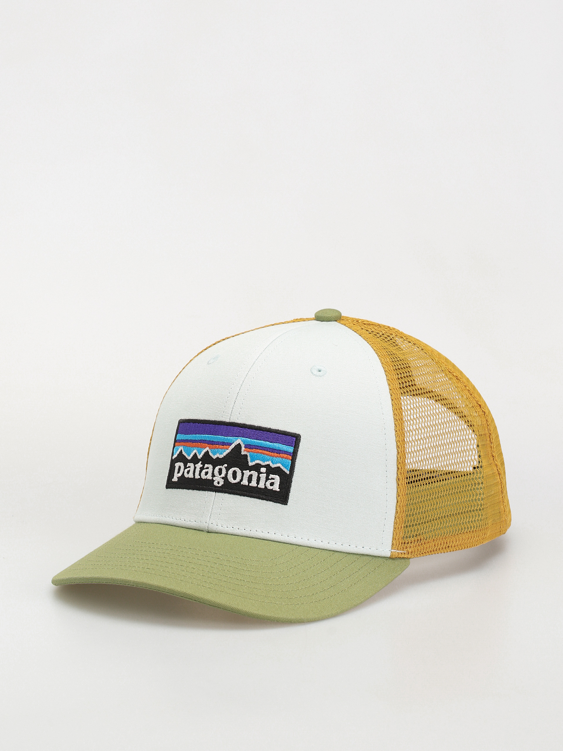 Patagonia P-6 Logo Trucker Baseball sapka (wispy green)
