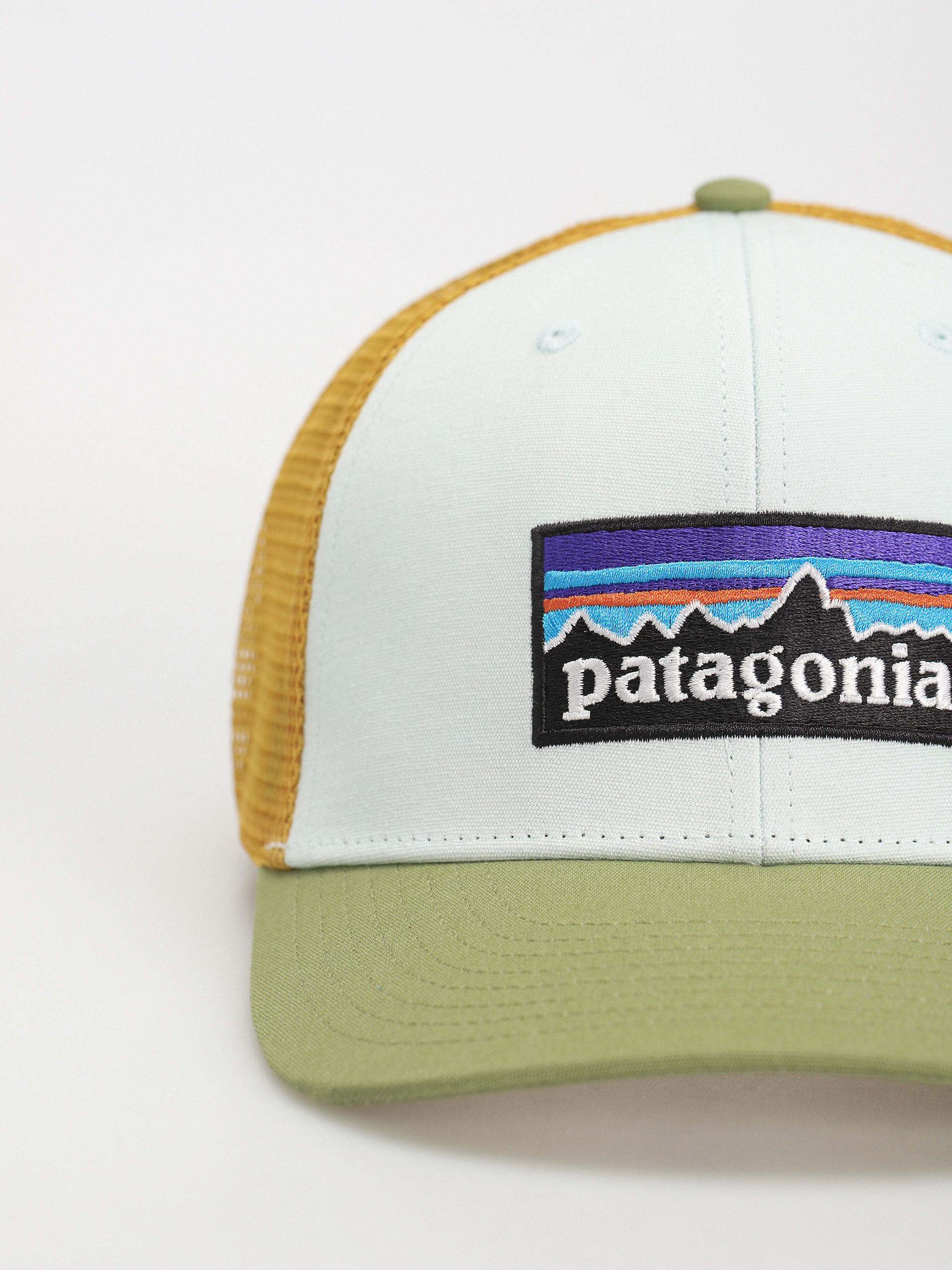 Patagonia P-6 Logo Trucker Baseball sapka (wispy green)