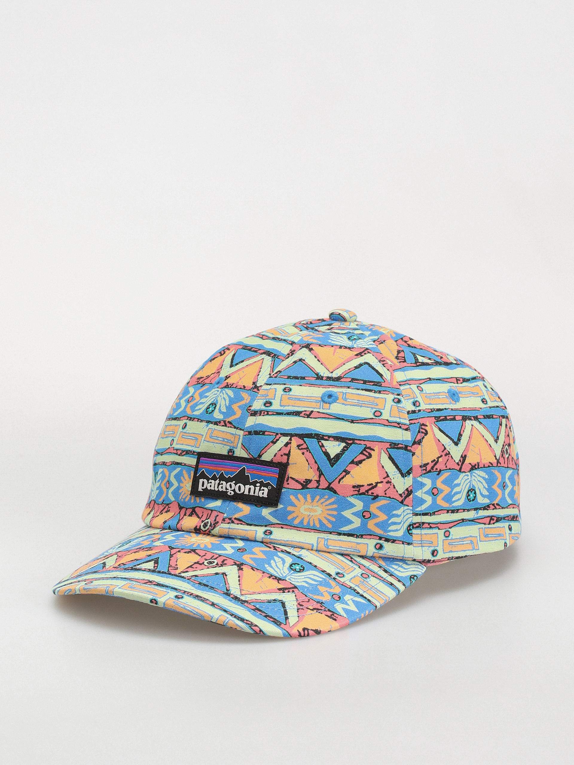 Patagonia P-6 Label Trad Baseball sapka (high hopes geo small salamander green)