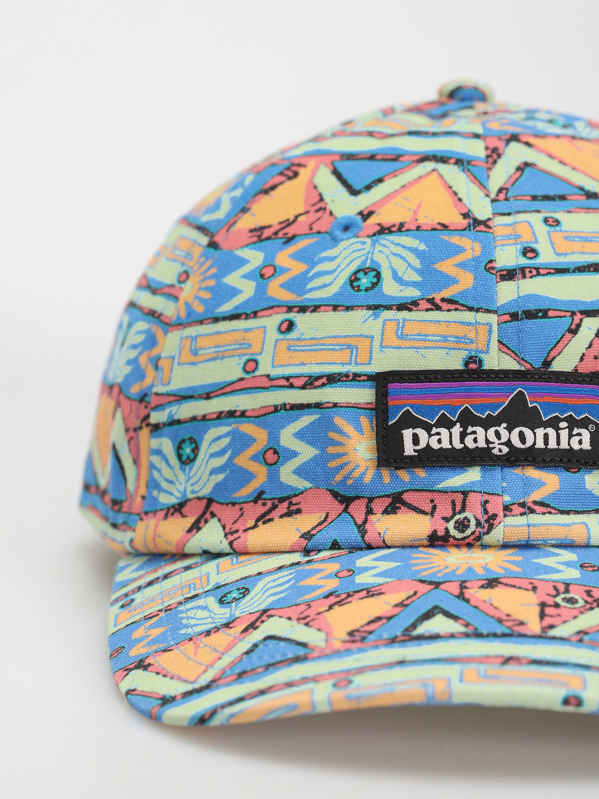 Patagonia P-6 Label Trad Baseball sapka (high hopes geo small salamander green)