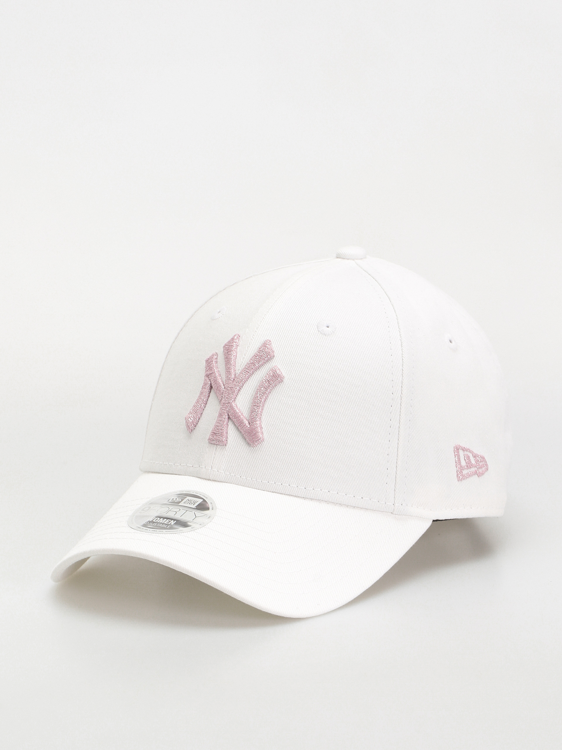 Baseball sapka New Era Metallic Logo 9Forty New York Yankees Wmn (white/pink)