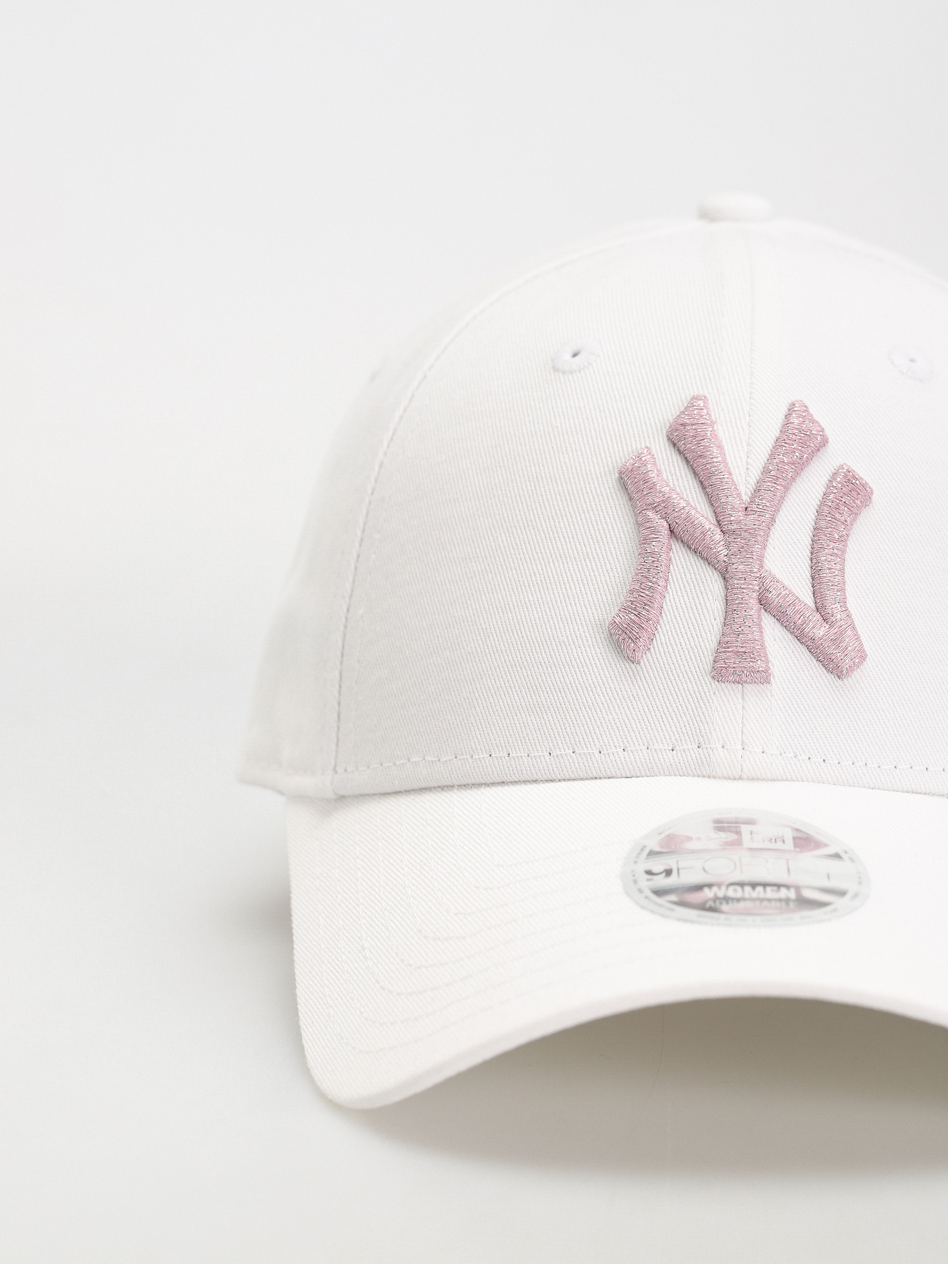 Baseball sapka New Era Metallic Logo 9Forty New York Yankees Wmn (white/pink)