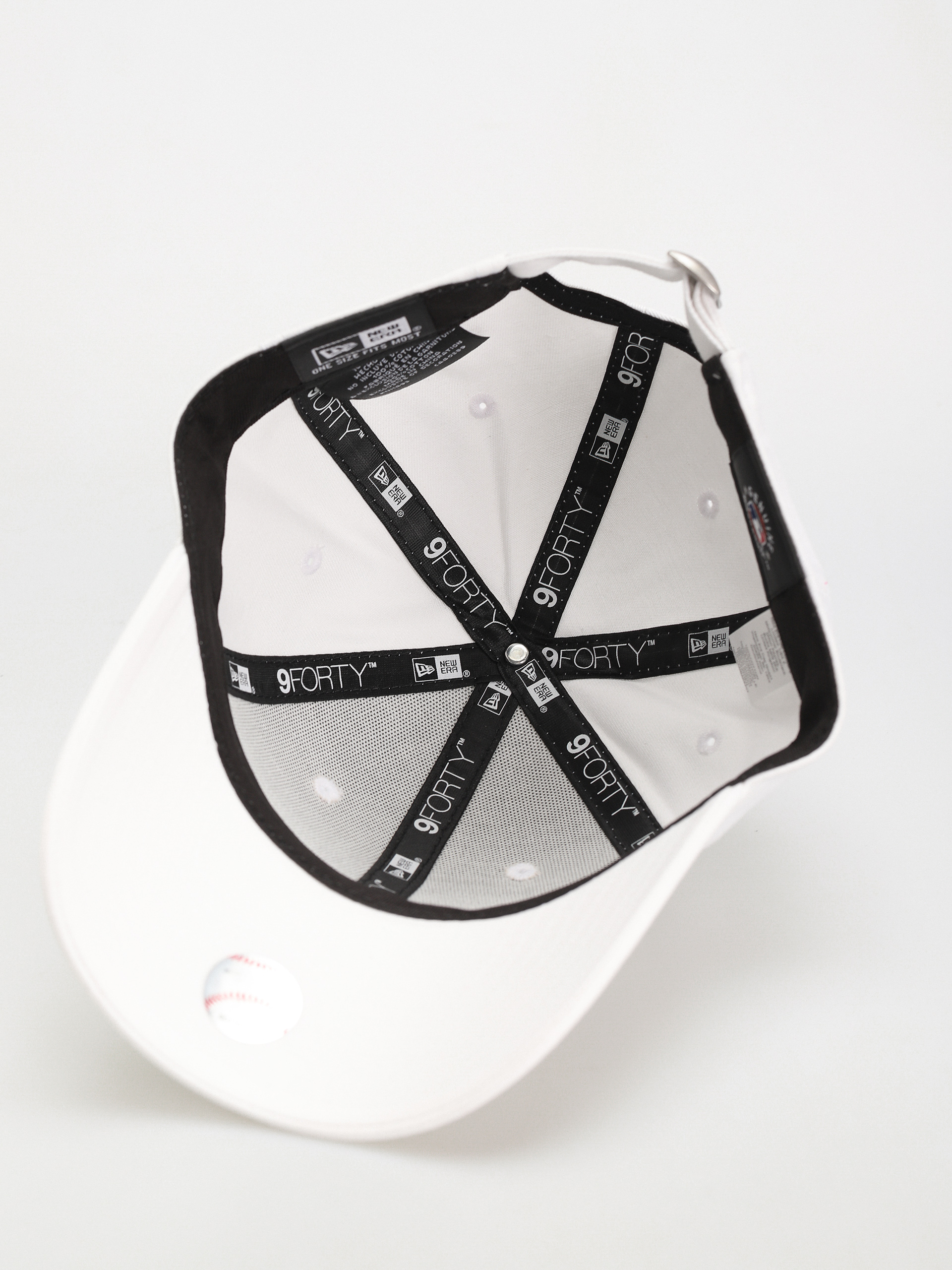 Baseball sapka New Era Metallic Logo 9Forty New York Yankees Wmn (white/pink)