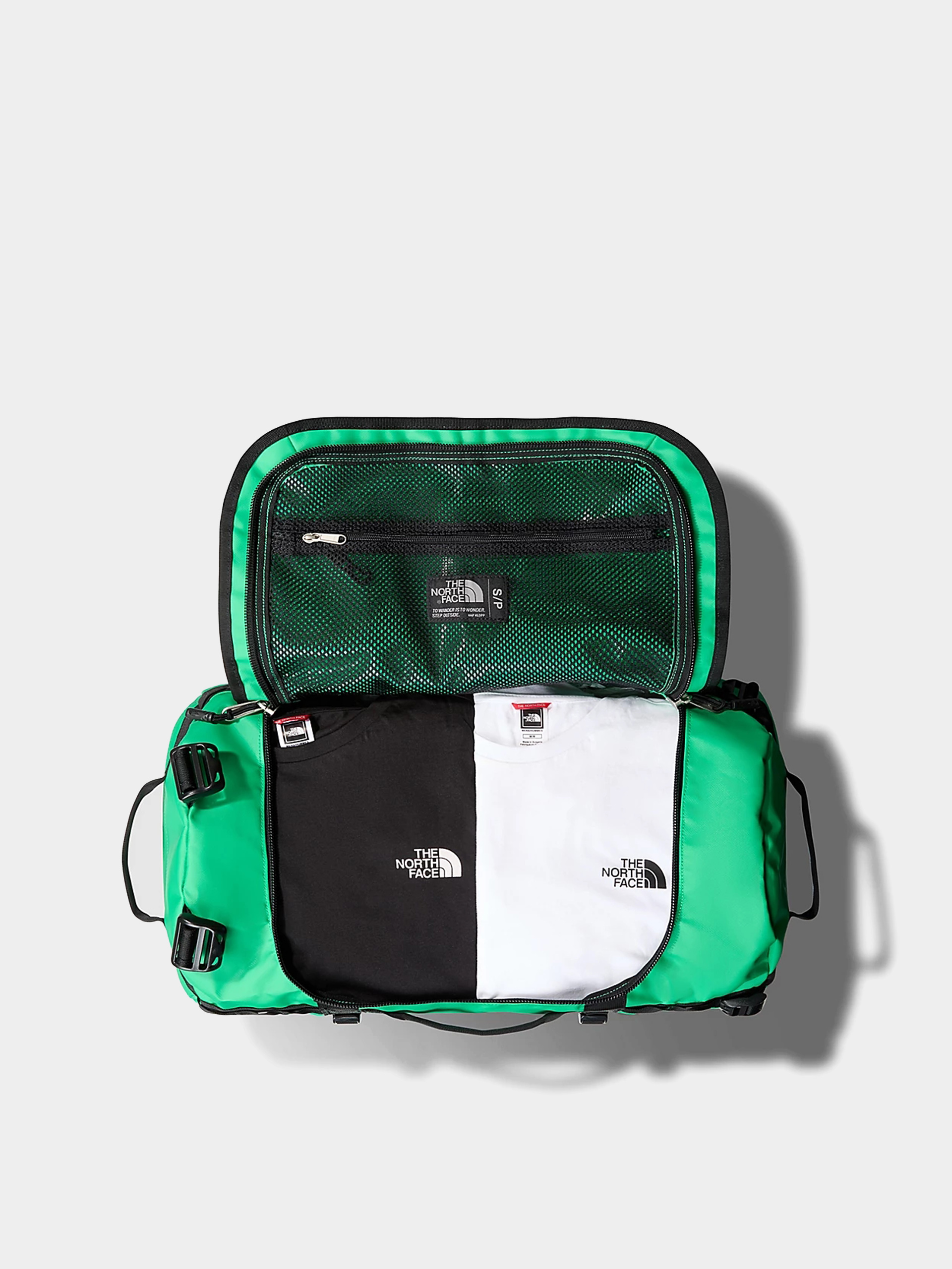 Táska The North Face Base Camp Duffel S (optic emerald/tnf black)