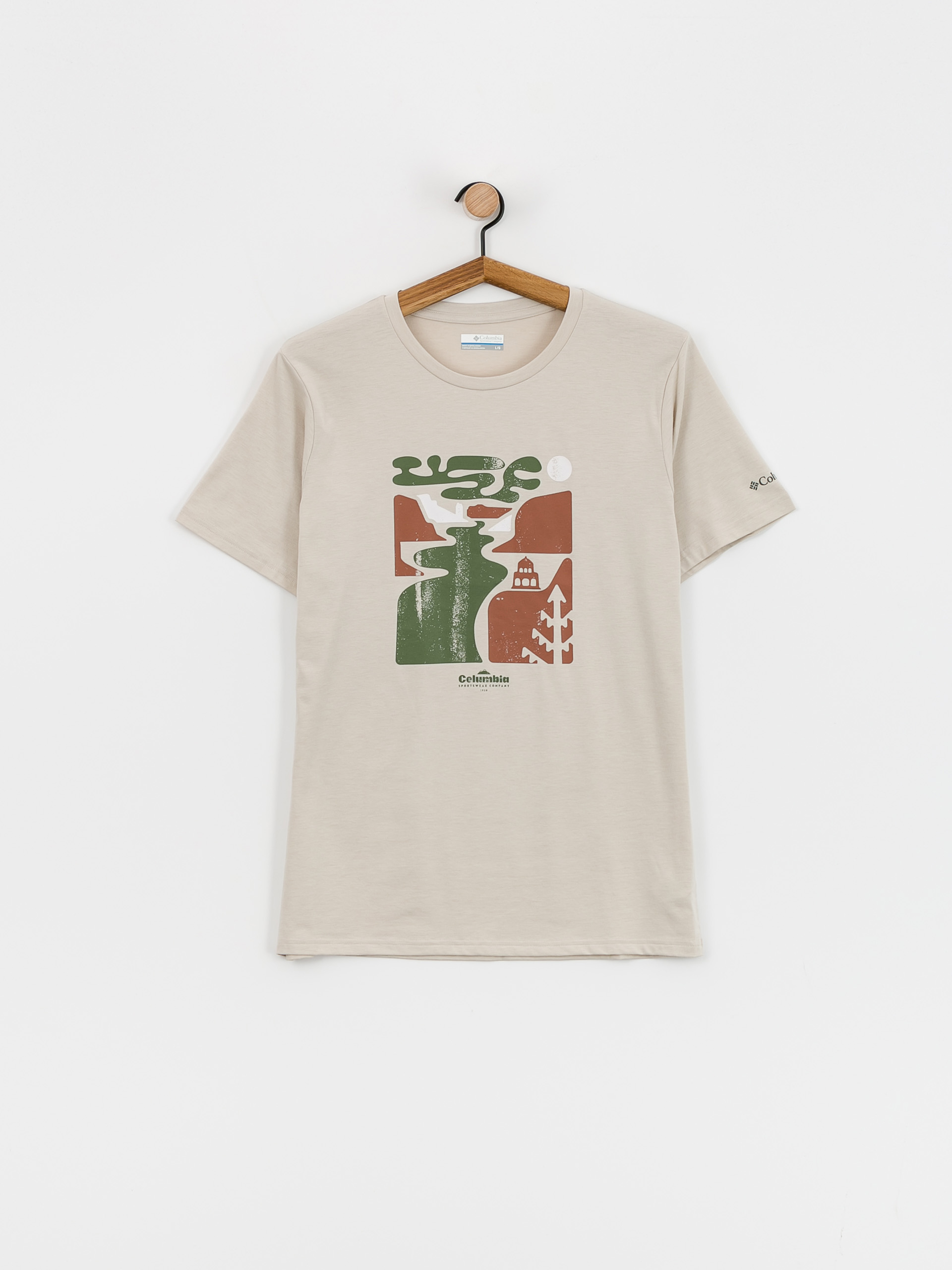 Columbia Sun Trek Póló (dark stone/simple gorge)