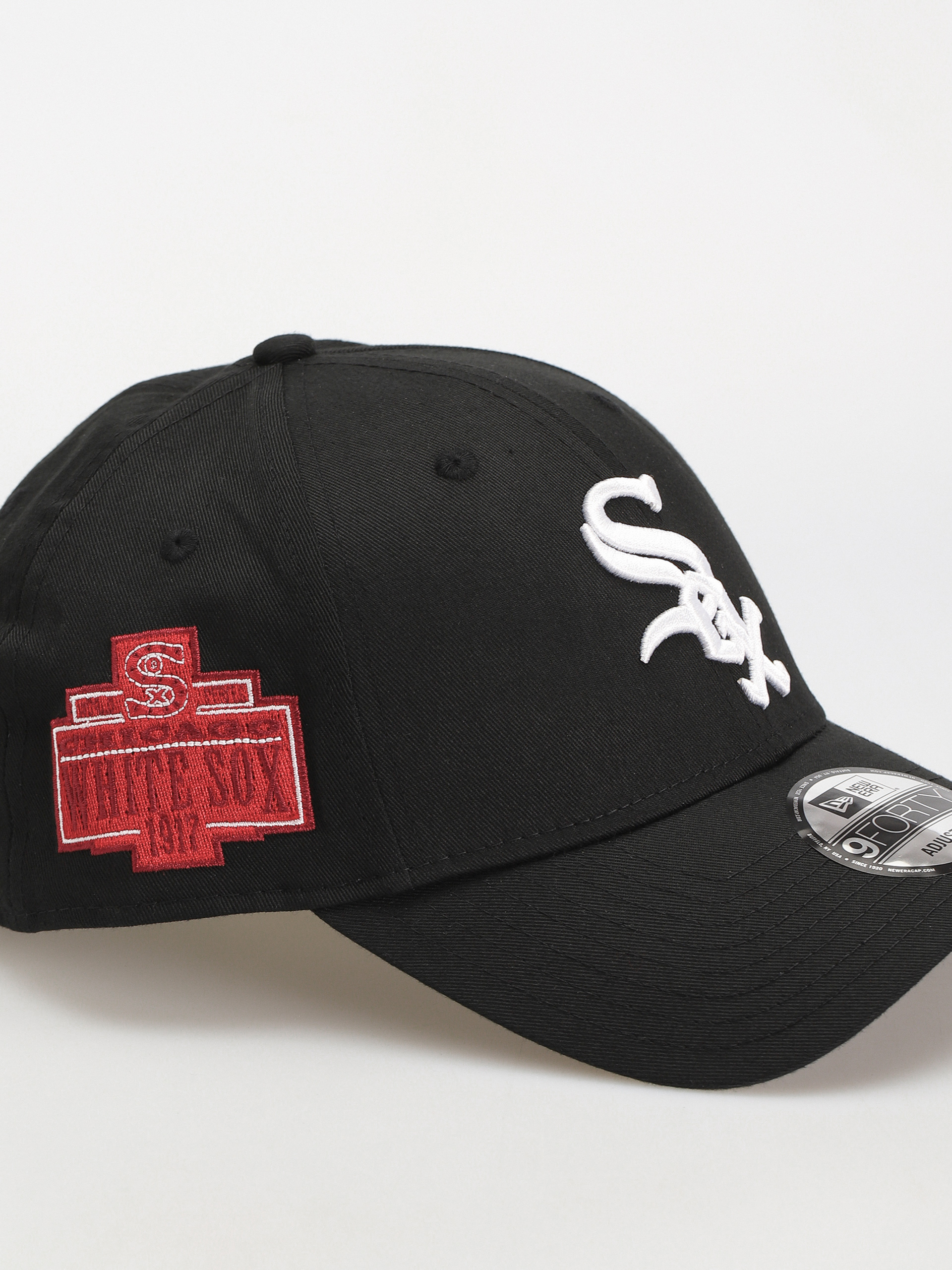 Baseball sapka New Era Patch 9Forty Chicago White Sox (black)