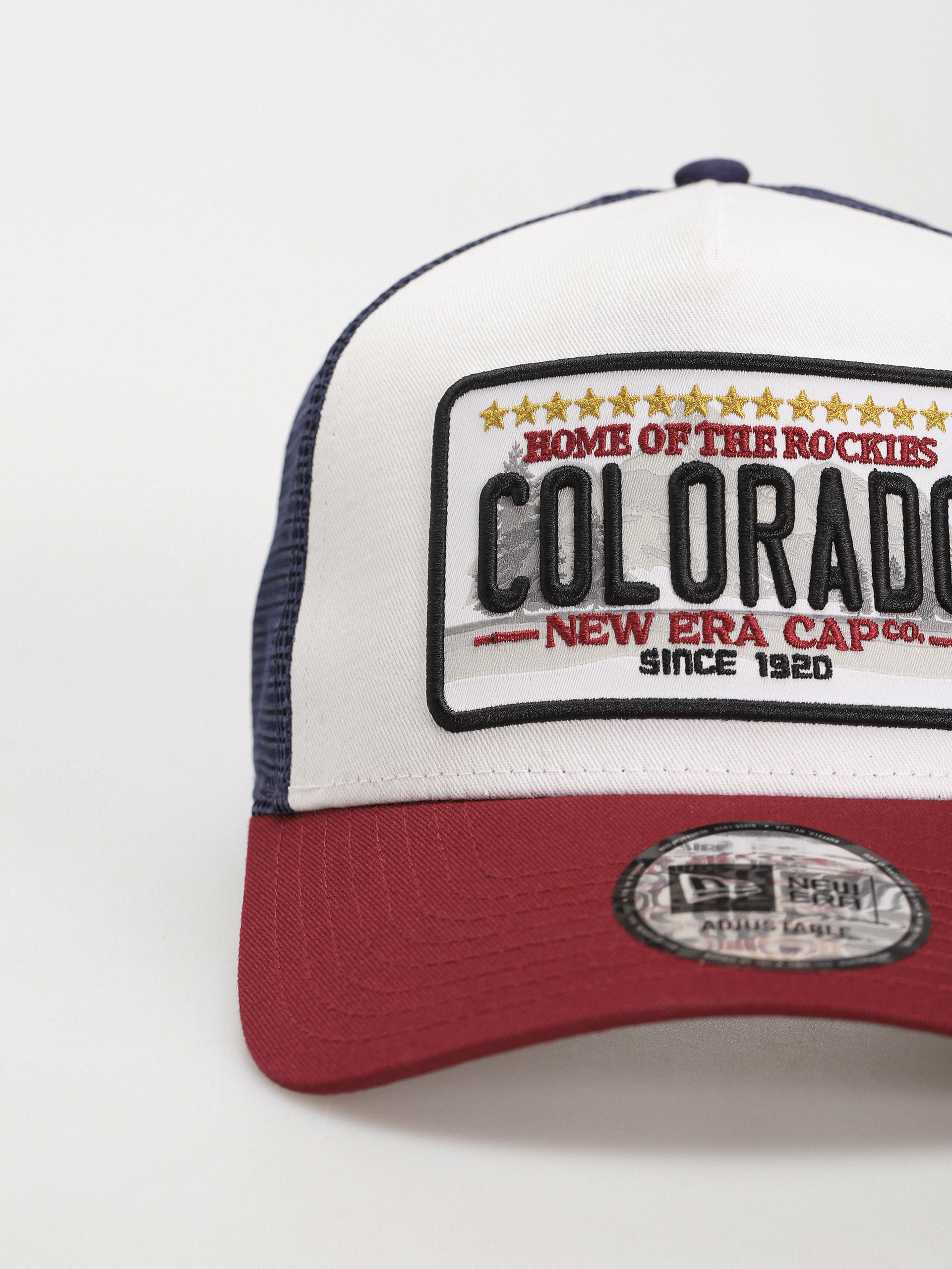 New Era Patch Trucker Baseball sapka (cardinal/navy)