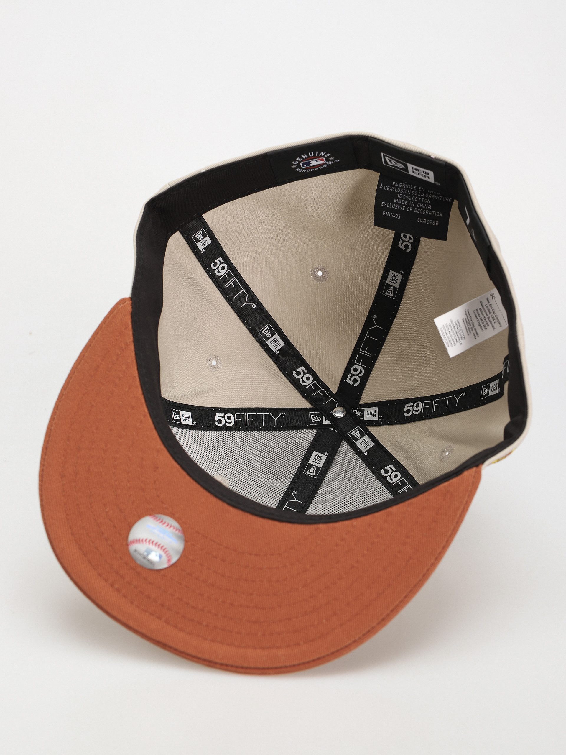 Baseball sapka New Era Boucle 59Fifty Anaheim Angels (stone/brown)