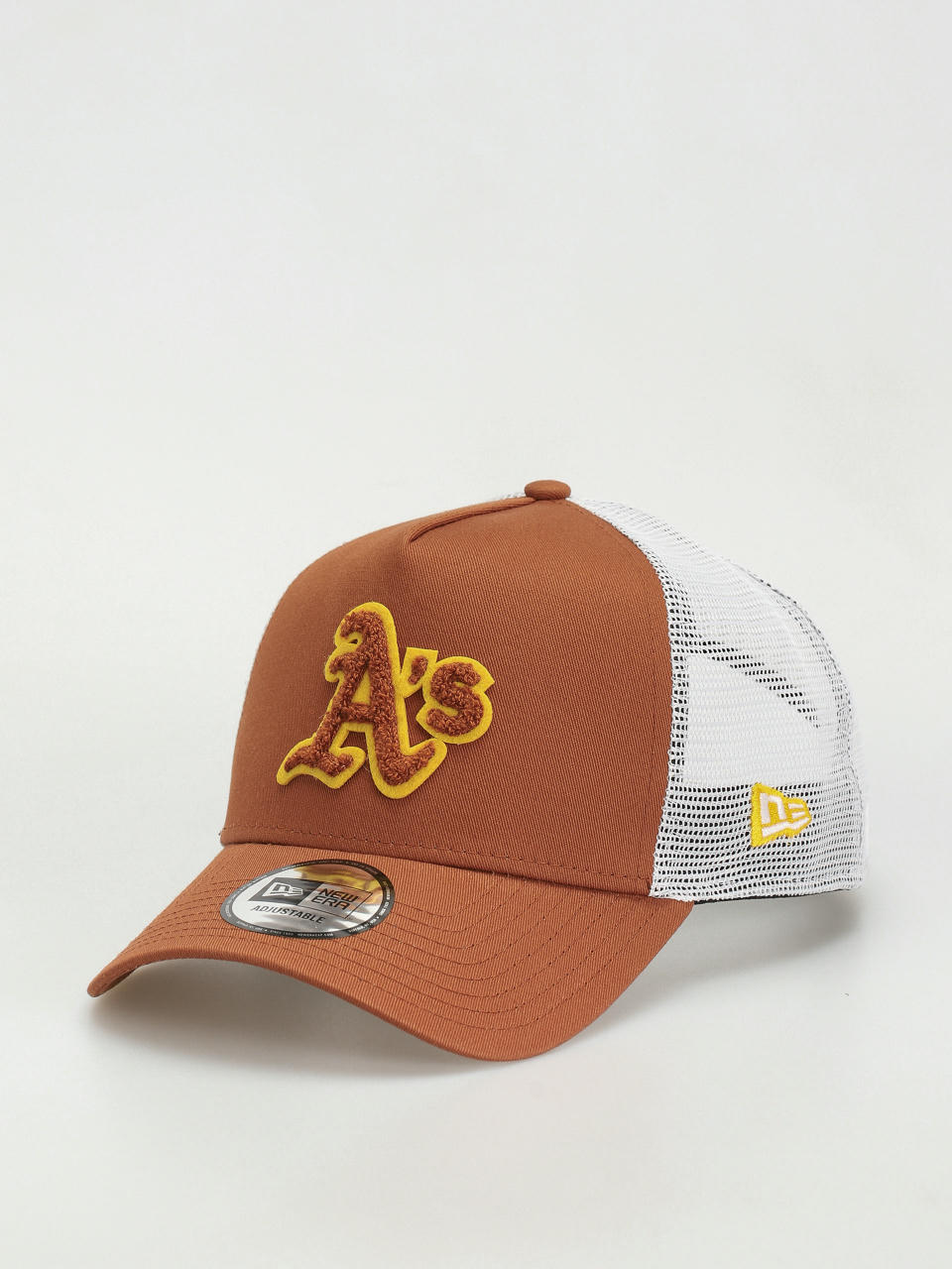 Baseball sapka New Era Boucle Trucker Okland Atheltics (brown)