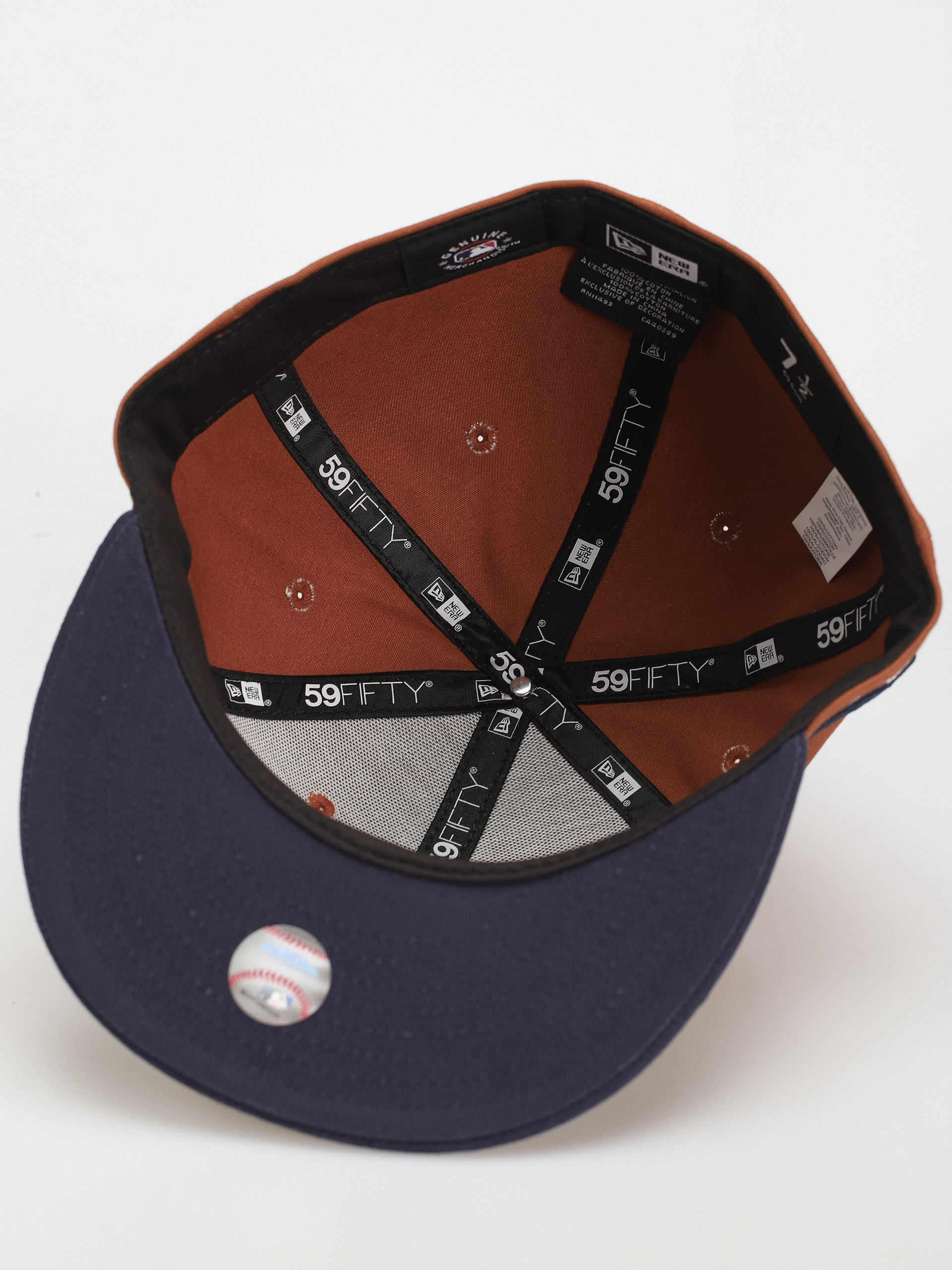 Baseball sapka New Era Boucle 59Fifty New York Mets (brown/navy)