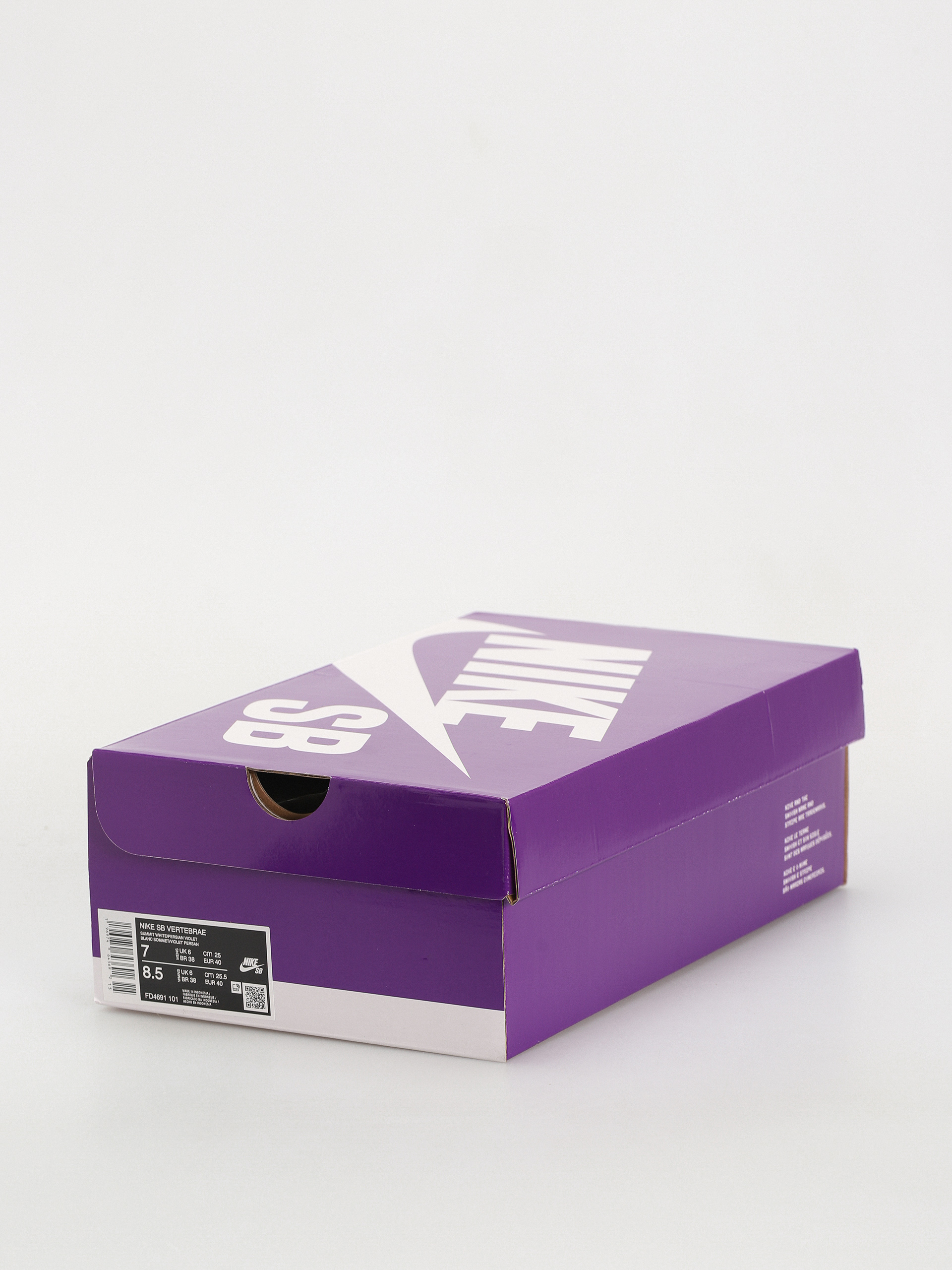 Nike SB Vertebrae Cipők (summit white/persian violet)