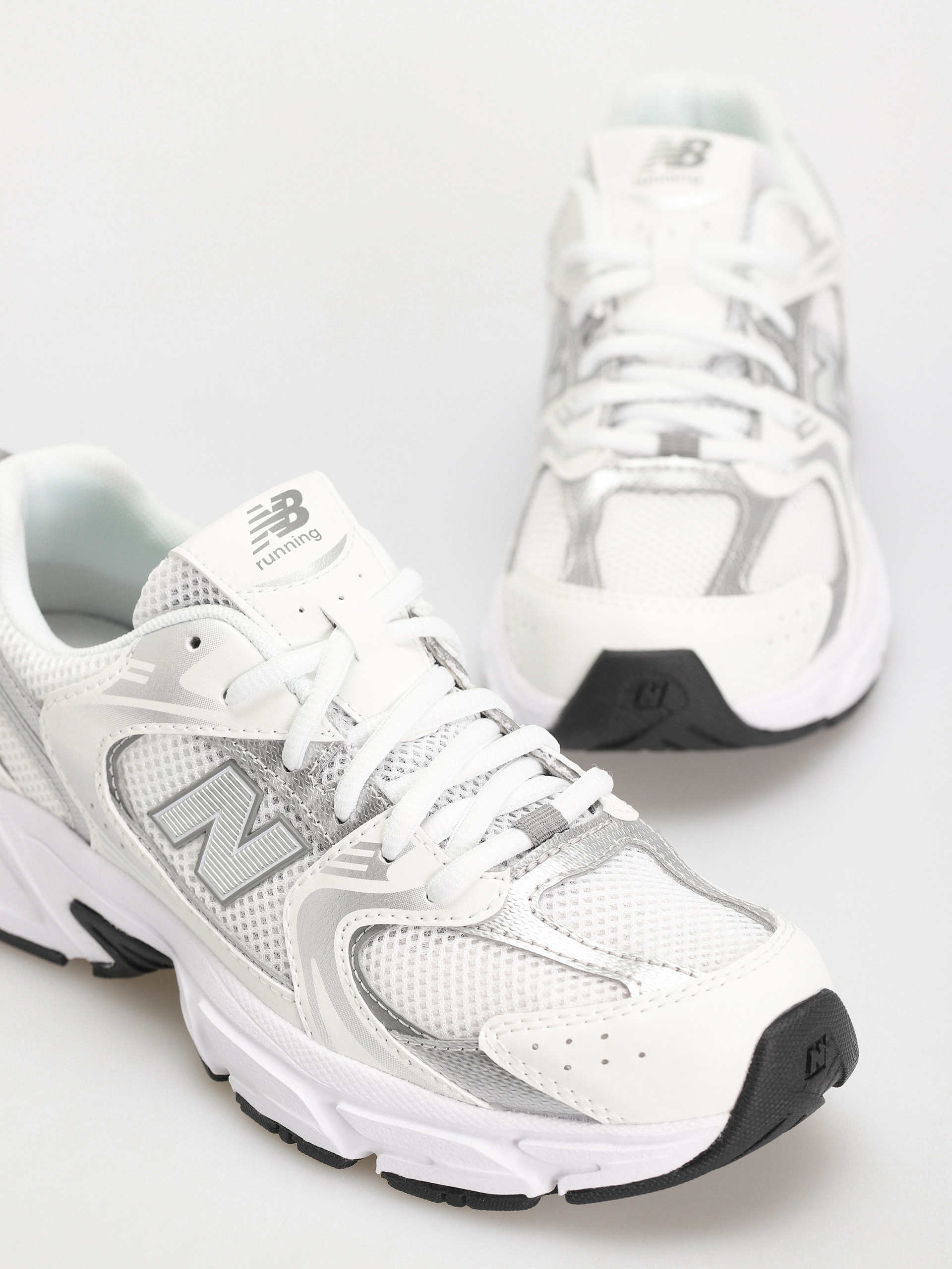 New Balance 530 JR Cipők (whie silver metallic)