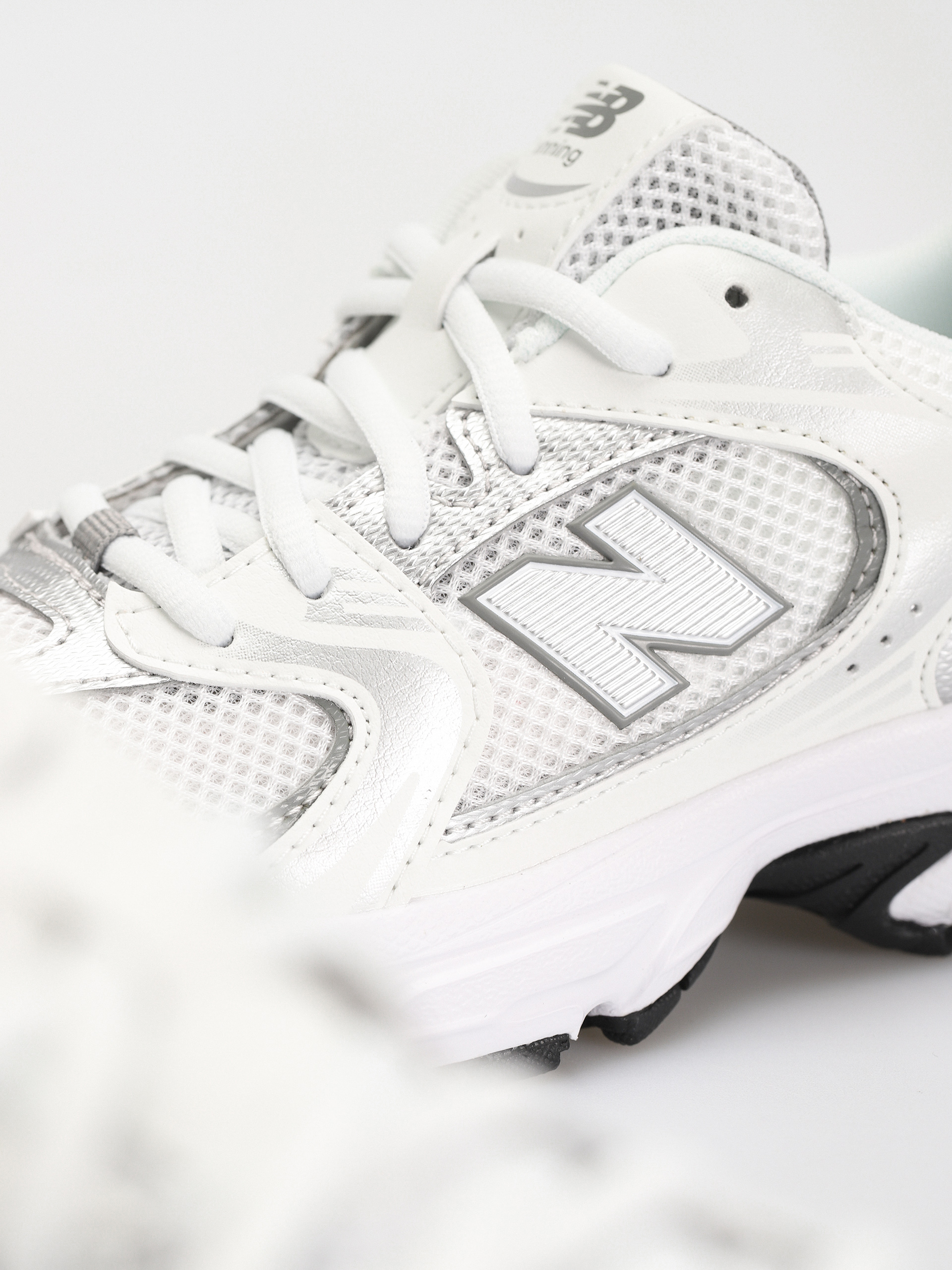 New Balance 530 JR Cipők (whie silver metallic)