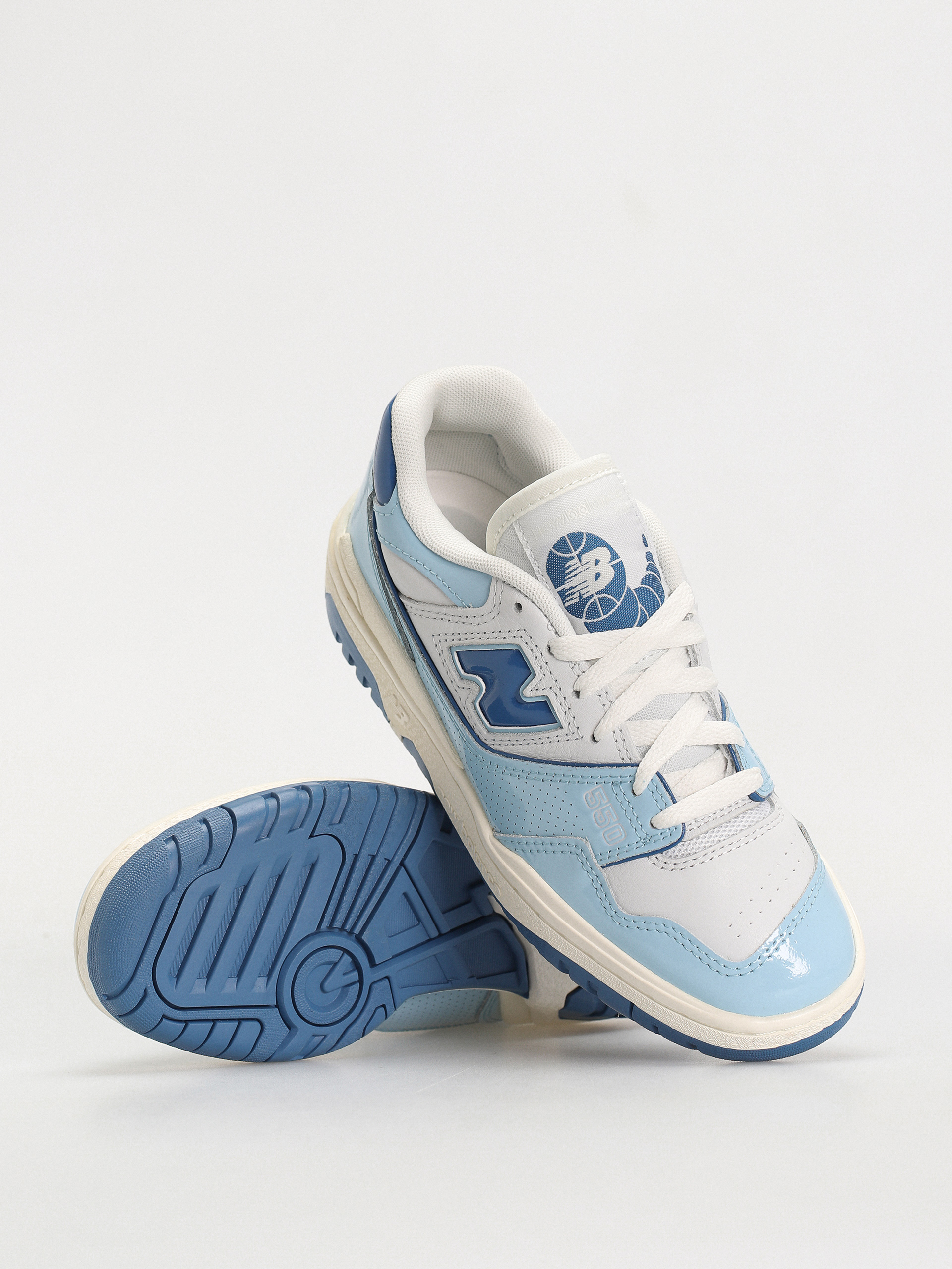 New Balance 550 Cipők (chrome blue patent)