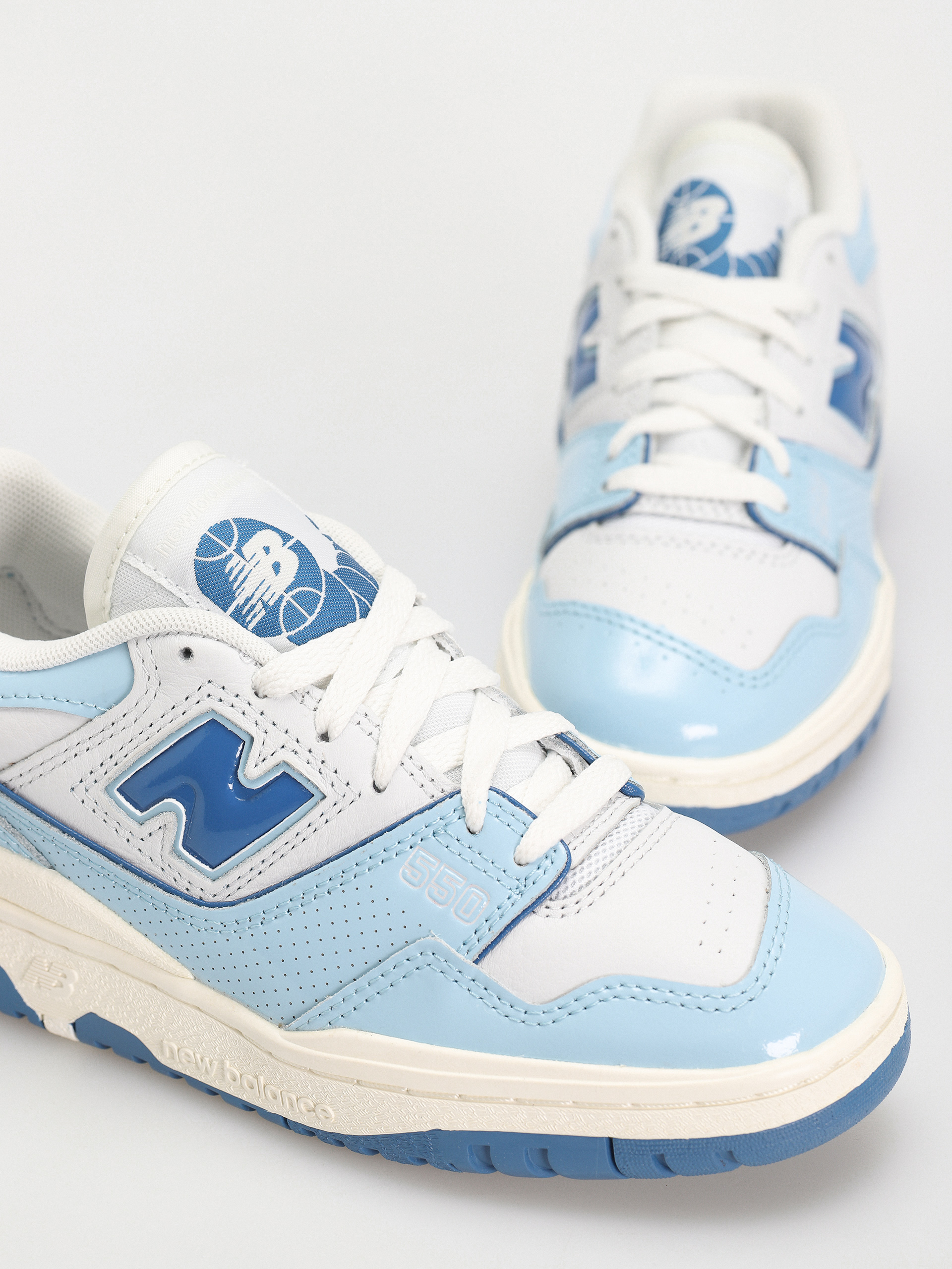 New Balance 550 Cipők (chrome blue patent)