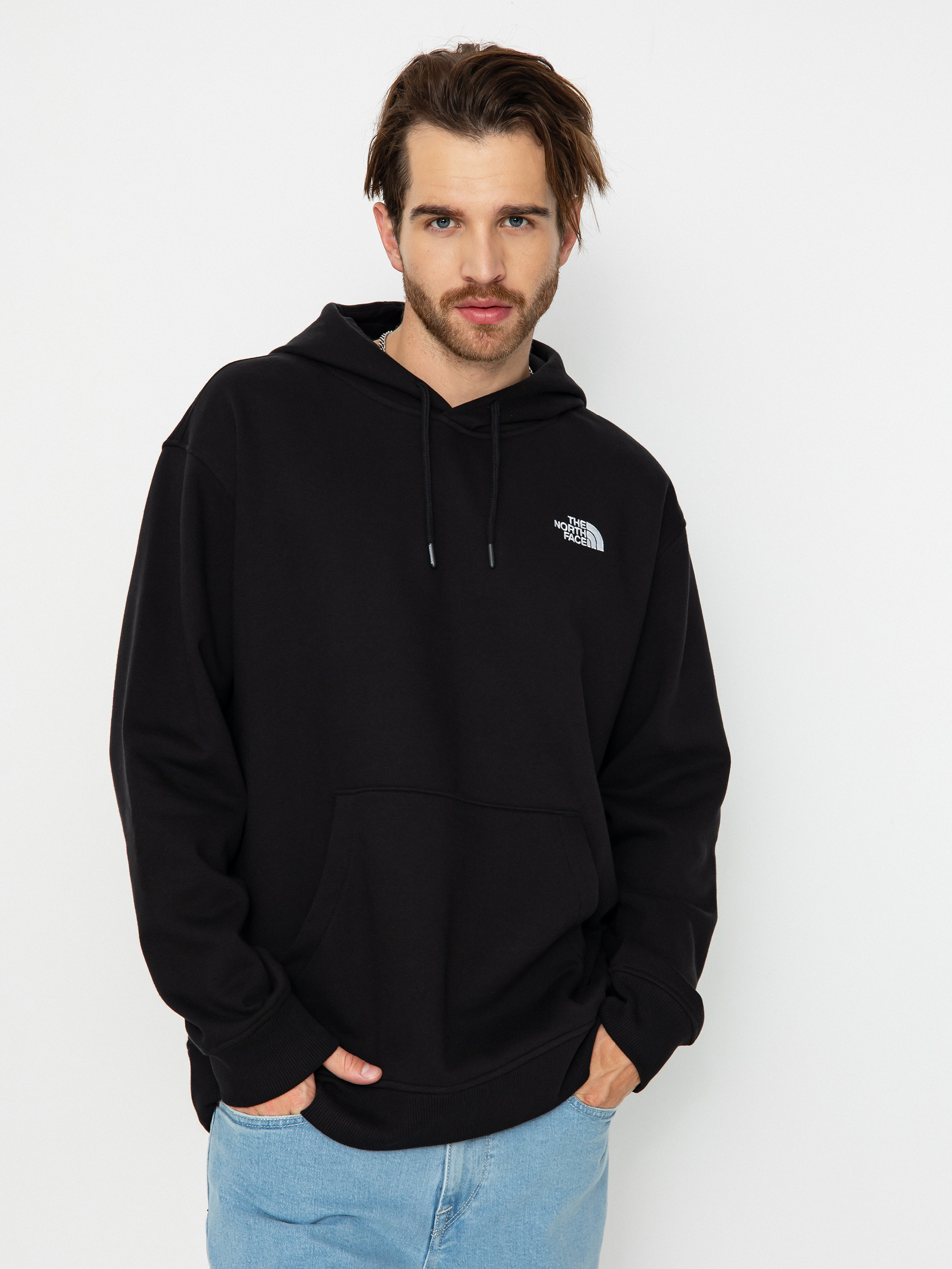 The North Face Essential HD Kapucnis pulóver (tnf black)