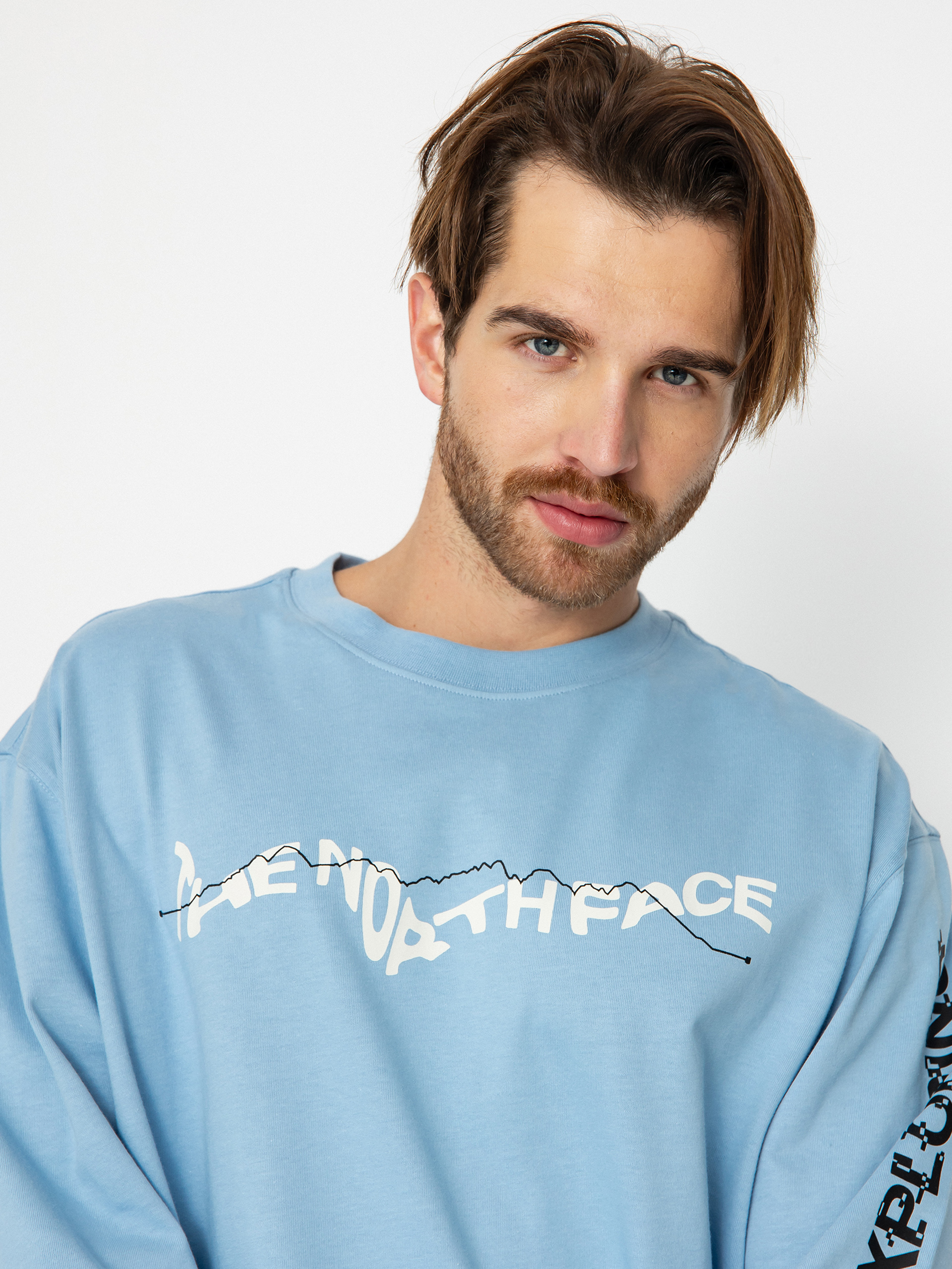 The North Face Nse Graphic Hosszú ujjú felső (steel blue)