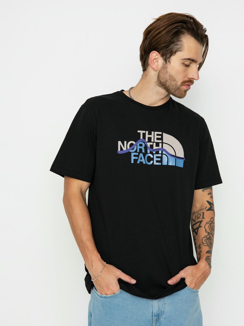 The North Face Mountain Line Póló (tnf black)