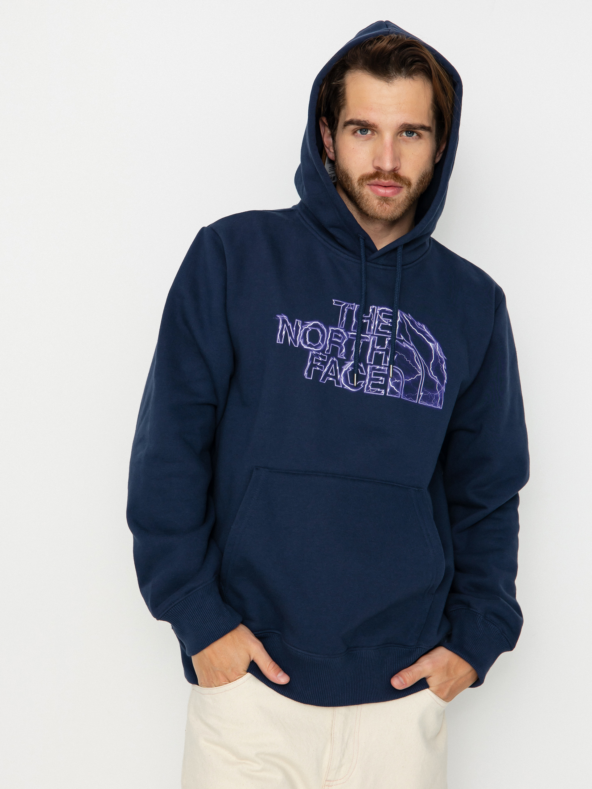 The North Face Heavyweight HD Kapucnis pulóver (summit navy/tnf white)