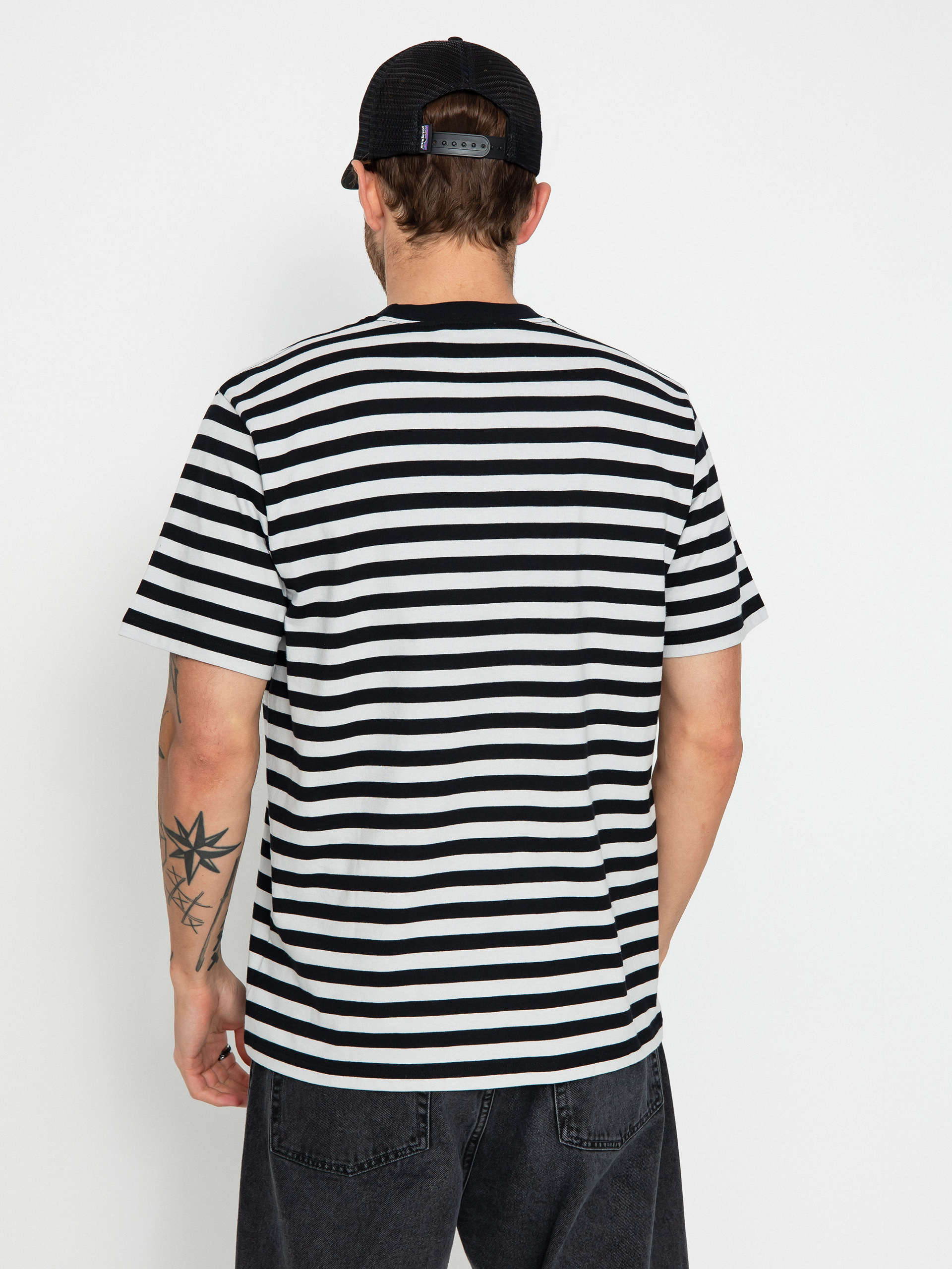 Carhartt WIP Scotty Athletic Póló (scotty stripe/black/sonic silver)