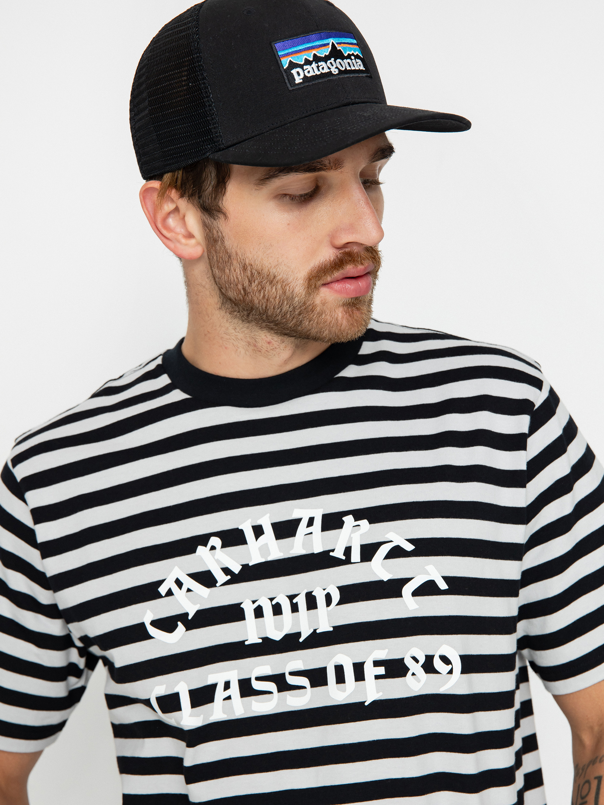 Carhartt WIP Scotty Athletic Póló (scotty stripe/black/sonic silver)