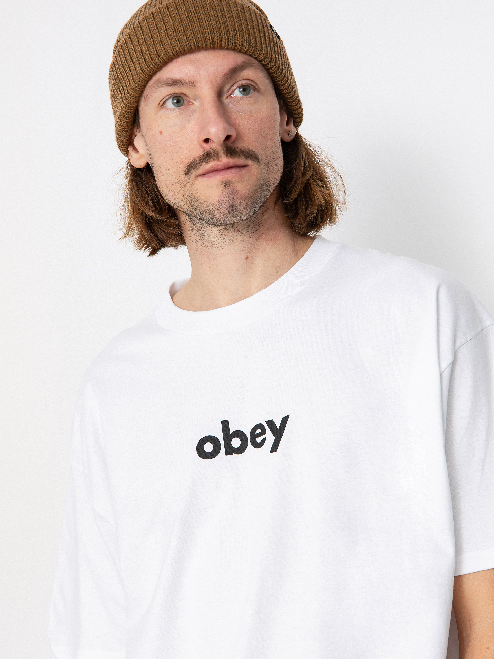 Póló OBEY Lower Case 2 (white)