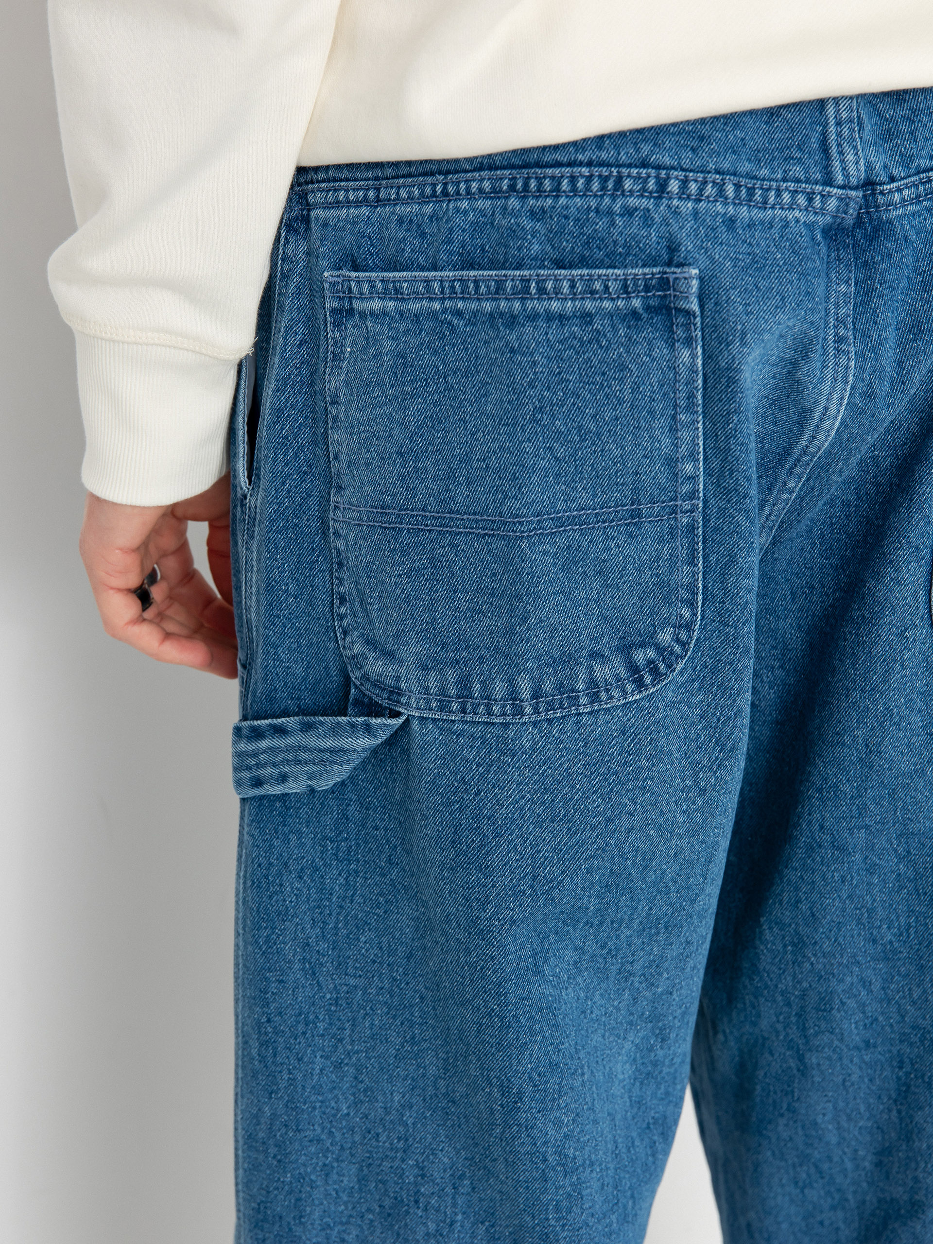 OBEY Bigwig Denim Carpenter Kisnadrág (light indigo)