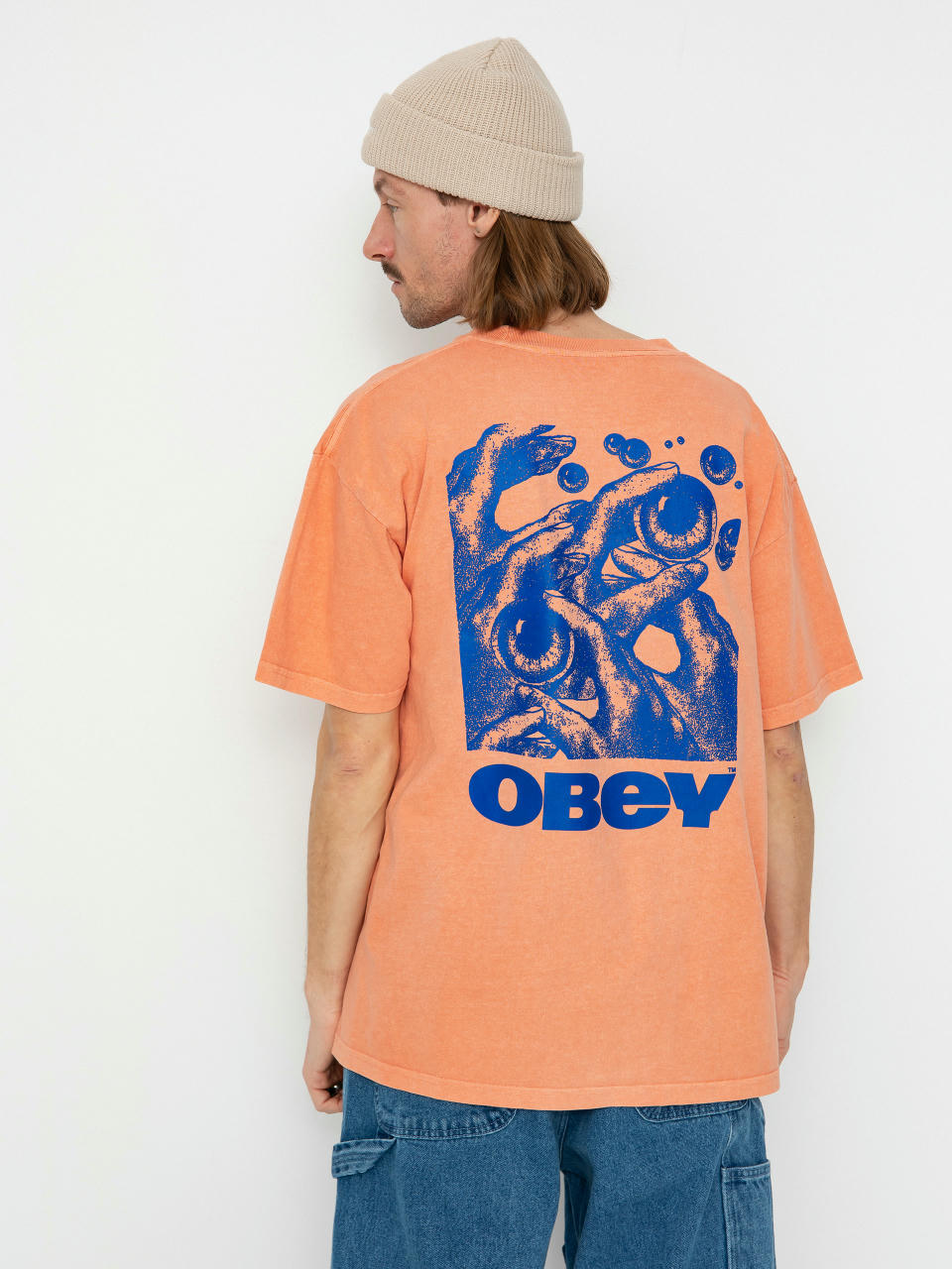 OBEY Eyes In My Head Póló (pigment sunset coral)